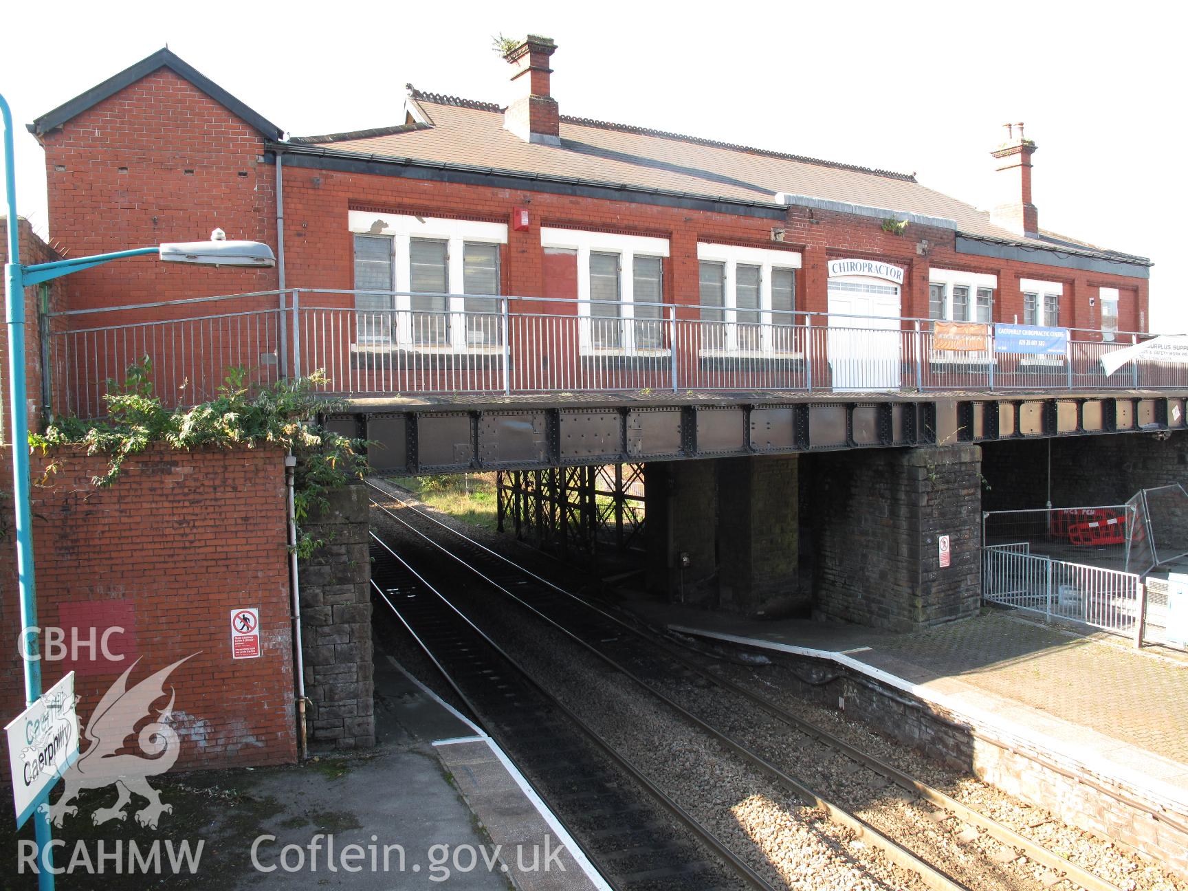 1913 Booking Office at Caerphilly Railway Station from the east.