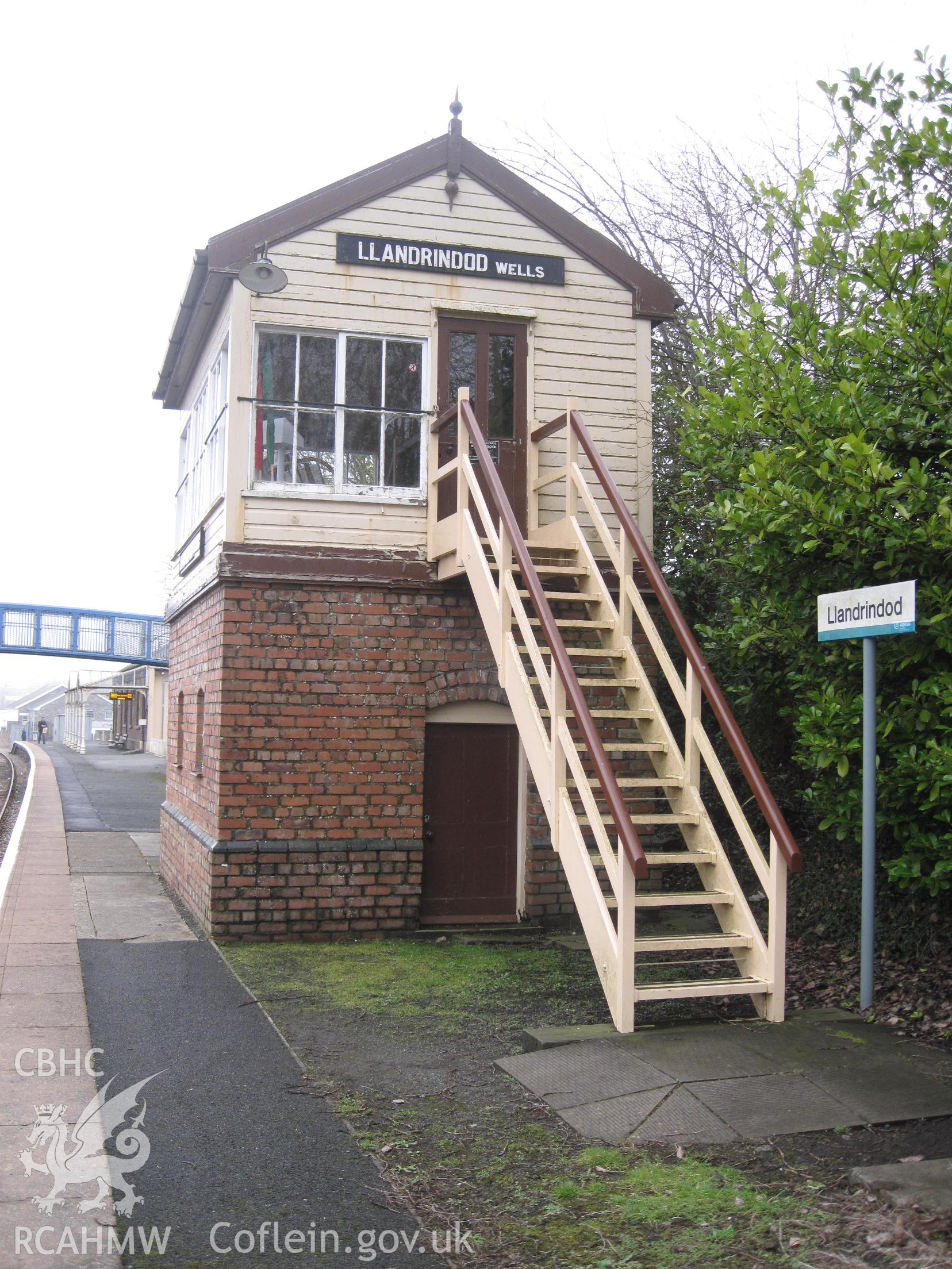 Llandrindod Wells No.1 Signal Box from the southwest.