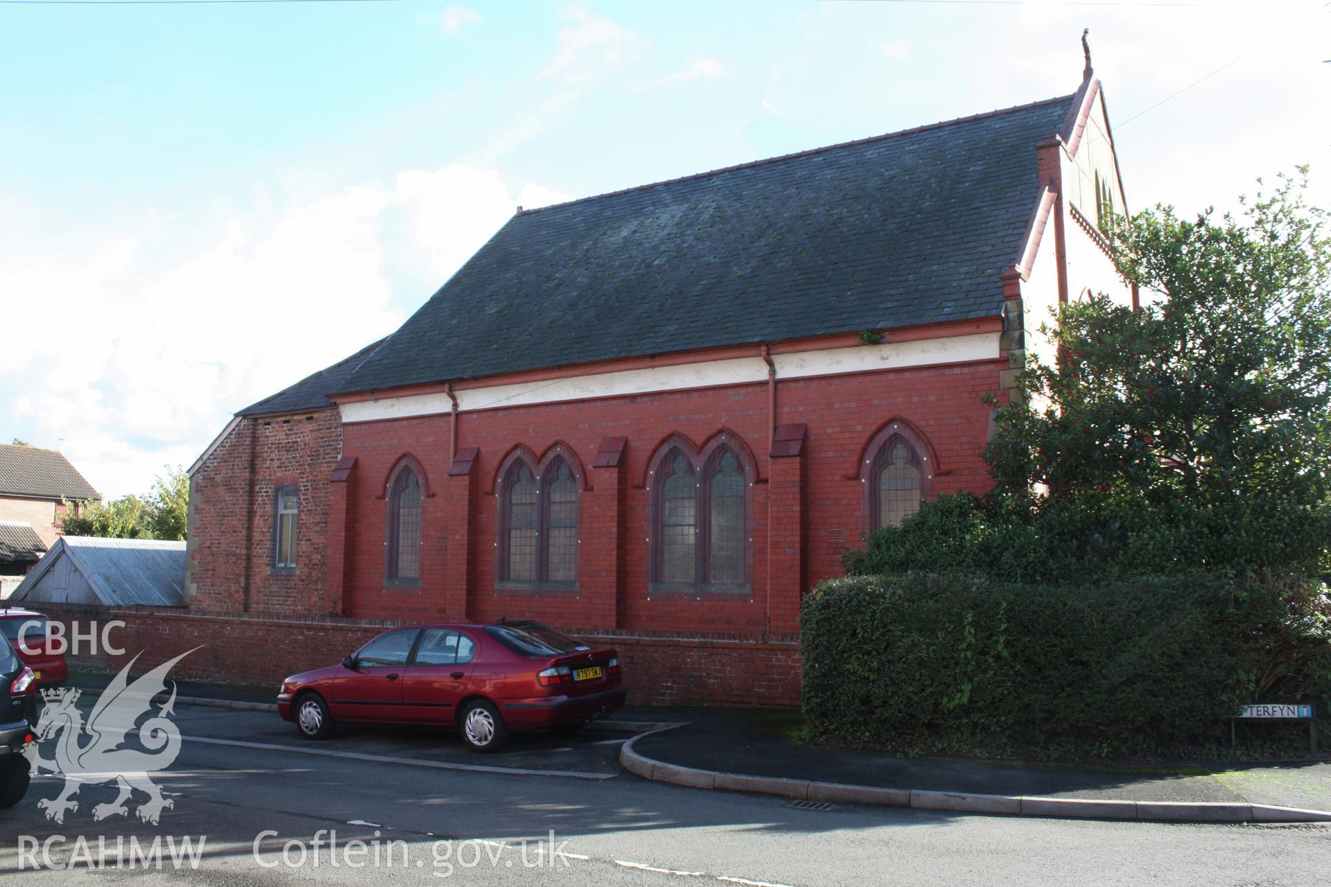 External, north elevation