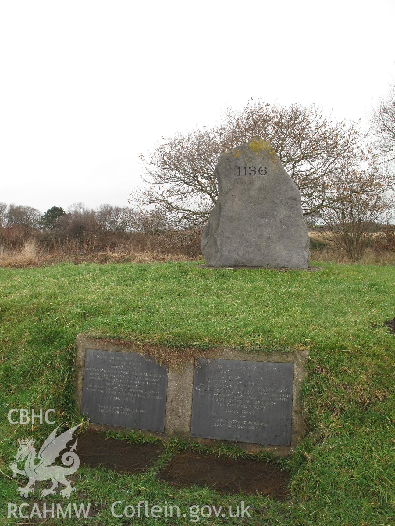 Battle of Gower Monument from the south, taken by Brian Malaws on 21 Dcember 2011.