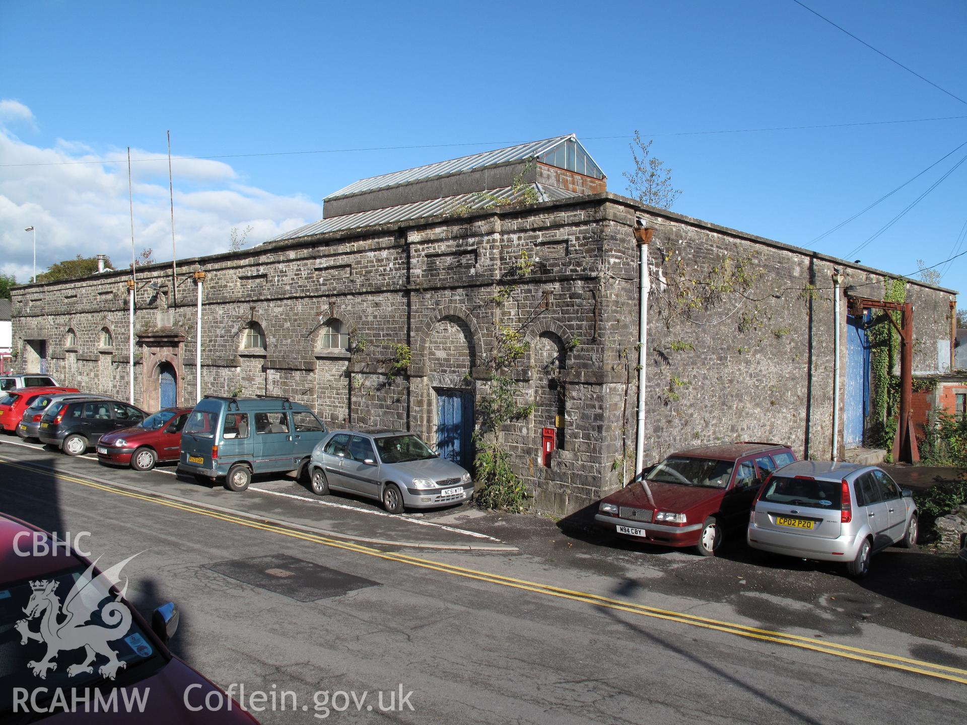Provisions Market, Llandeilo, from the south, taken by Brian Malaws on 20 October 2010.