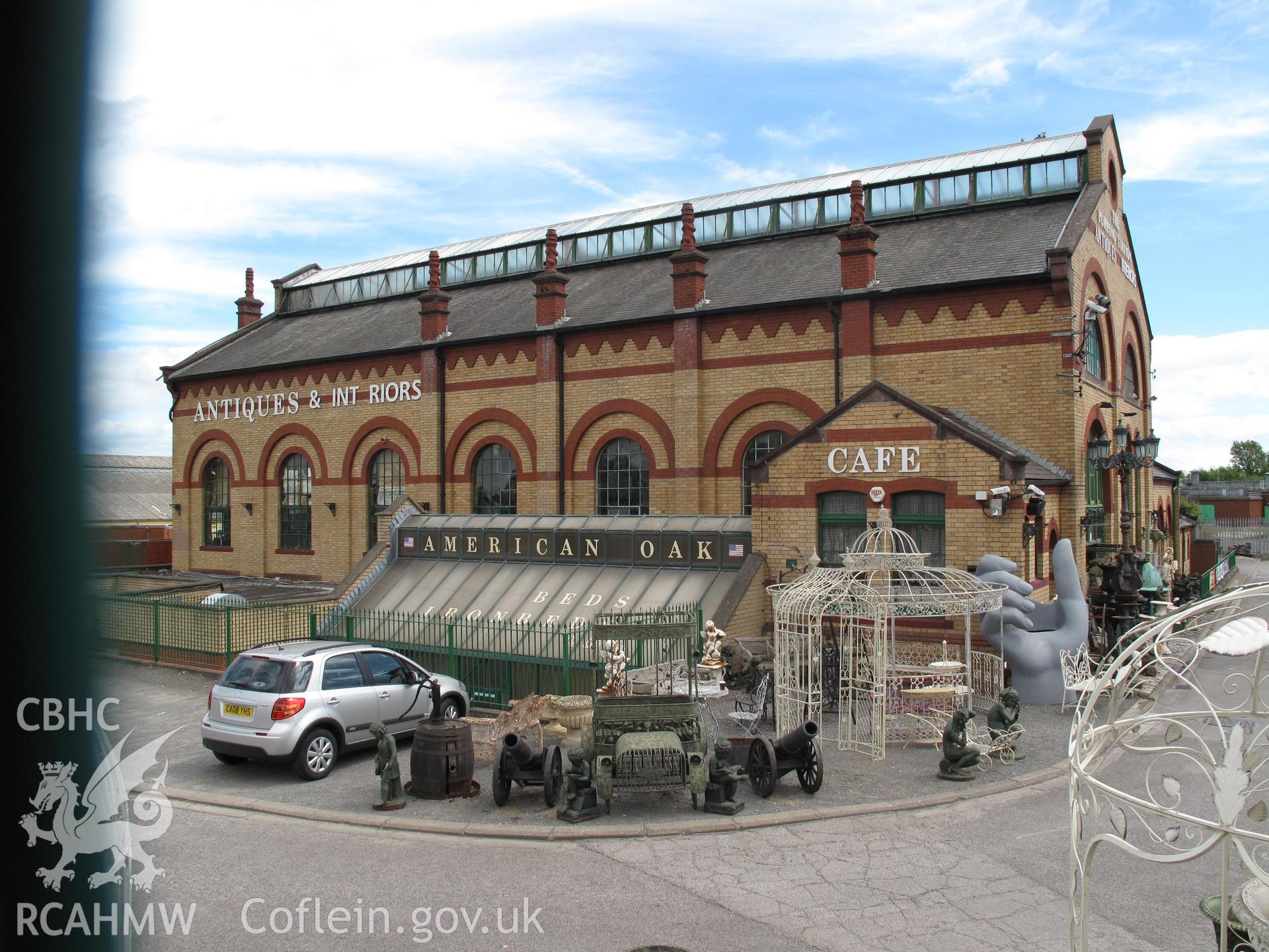 Sewage Pumping Station, Penarth Road, Cardiff, from the west, taken by Brian Malaws on 26 June 2010.