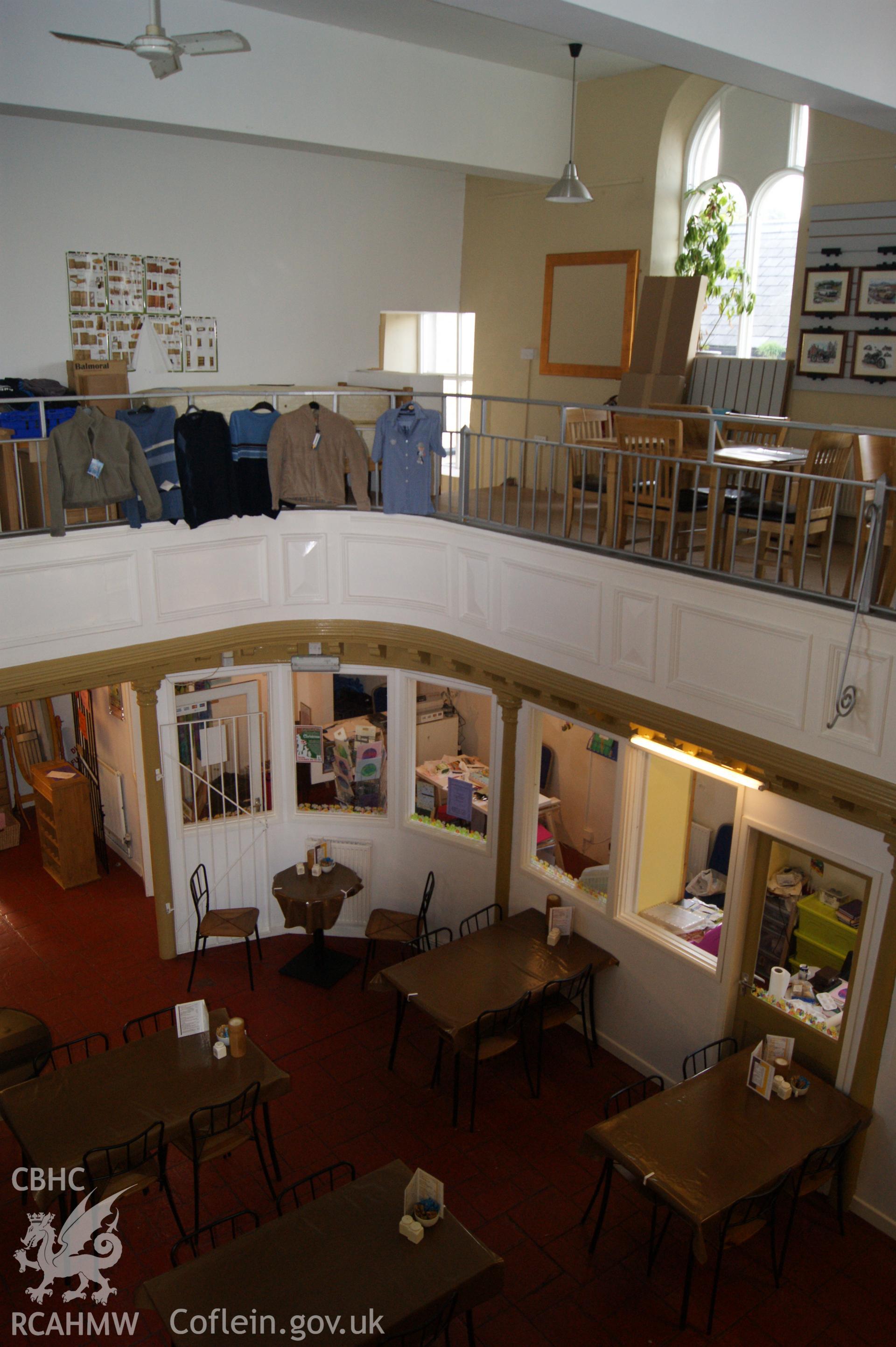 Ebenezer Chapel interior viewed from gallery