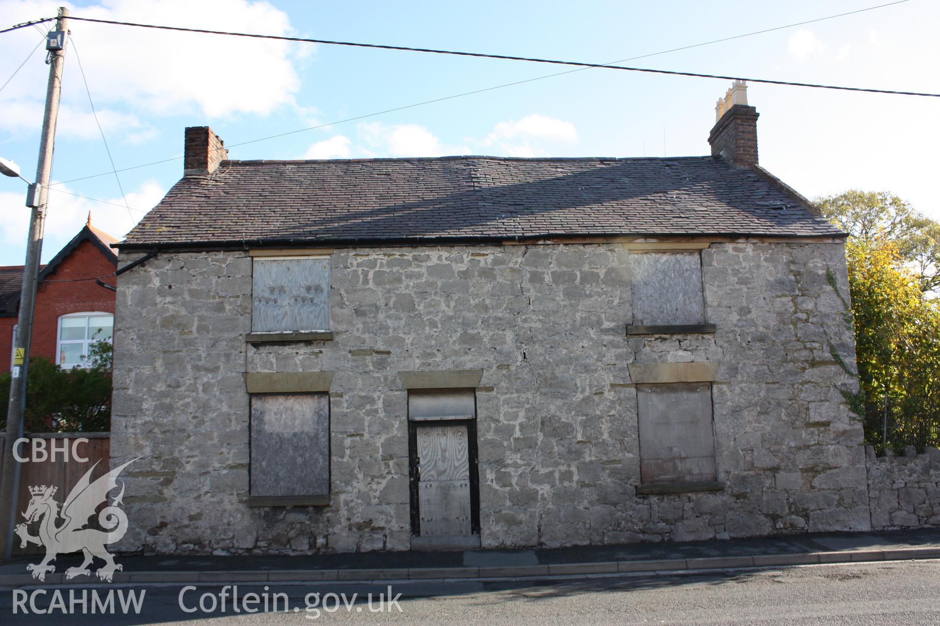 Plas Penyddeuglawdd, Pendyffryn Road, 37 - 39, west elevation, front.