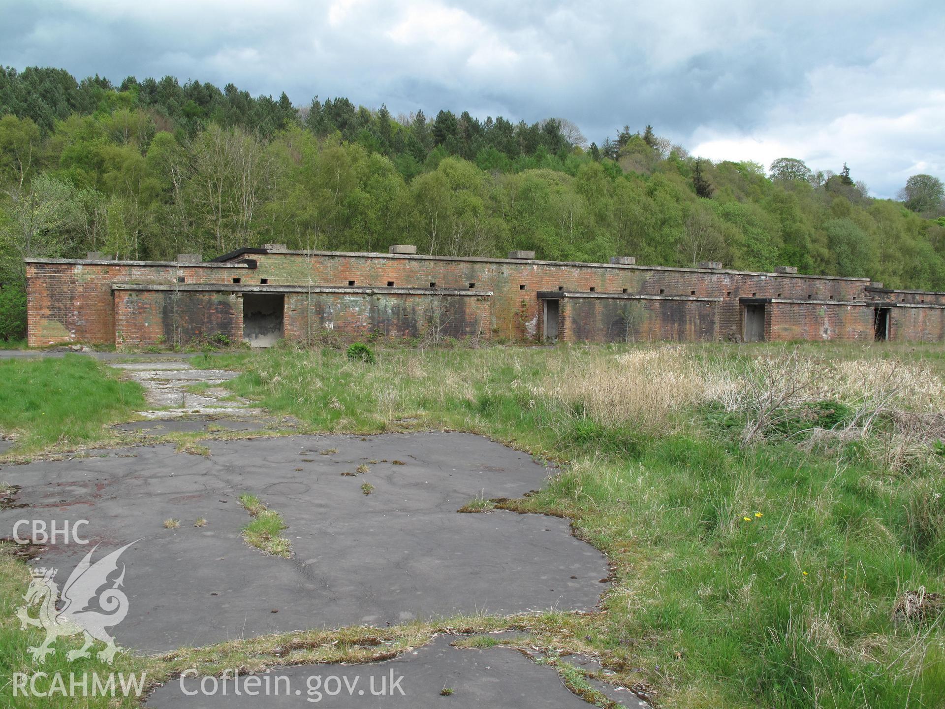Staff changing rooms, Valley Works, Rhydymwyn, from the west, taken by Brian Malaws on 29 April 2009.