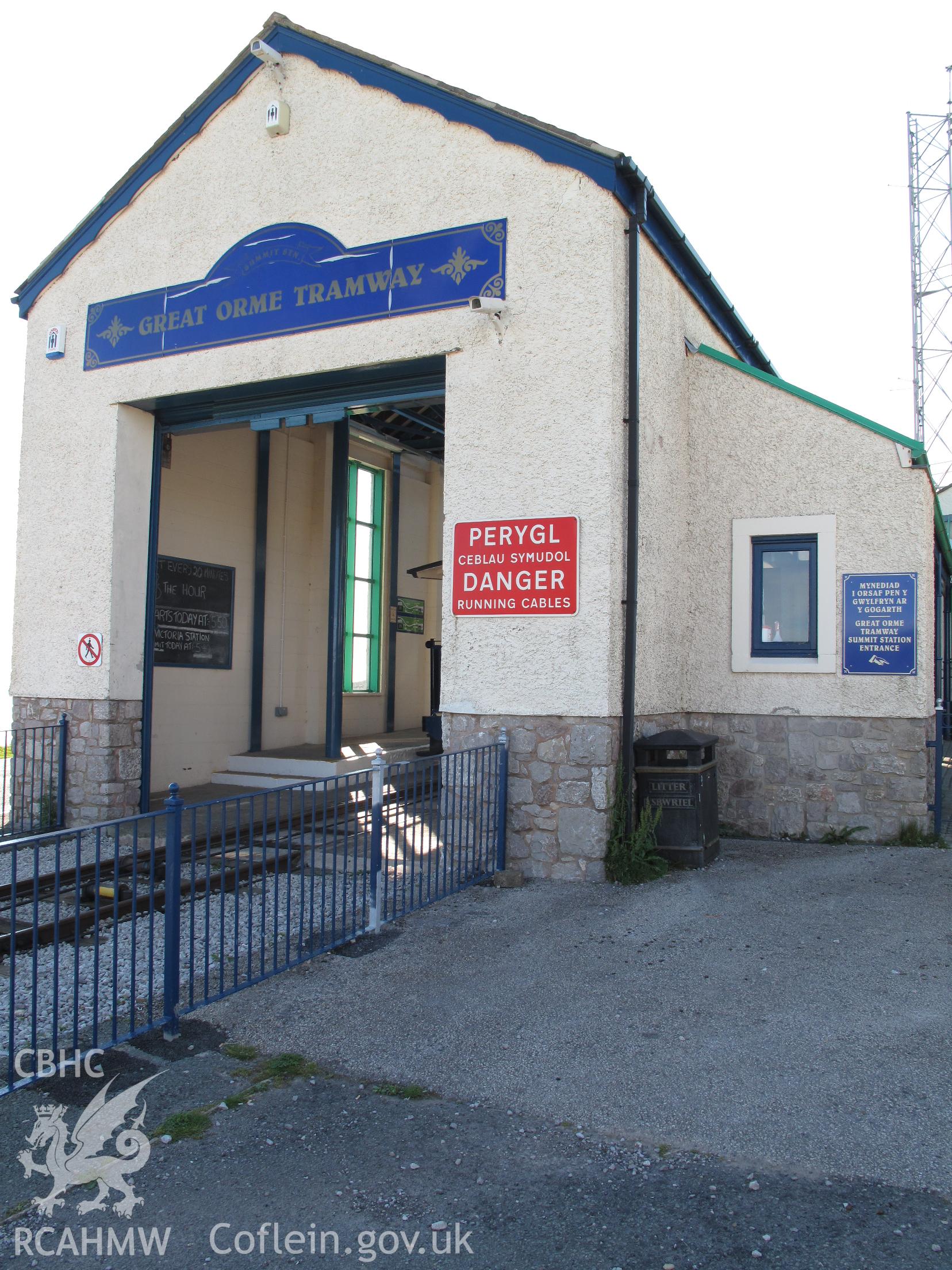 Summit Station, Great Orme Tramway, Llandudno, taken by Brian Malaws on 23 July 2011.
