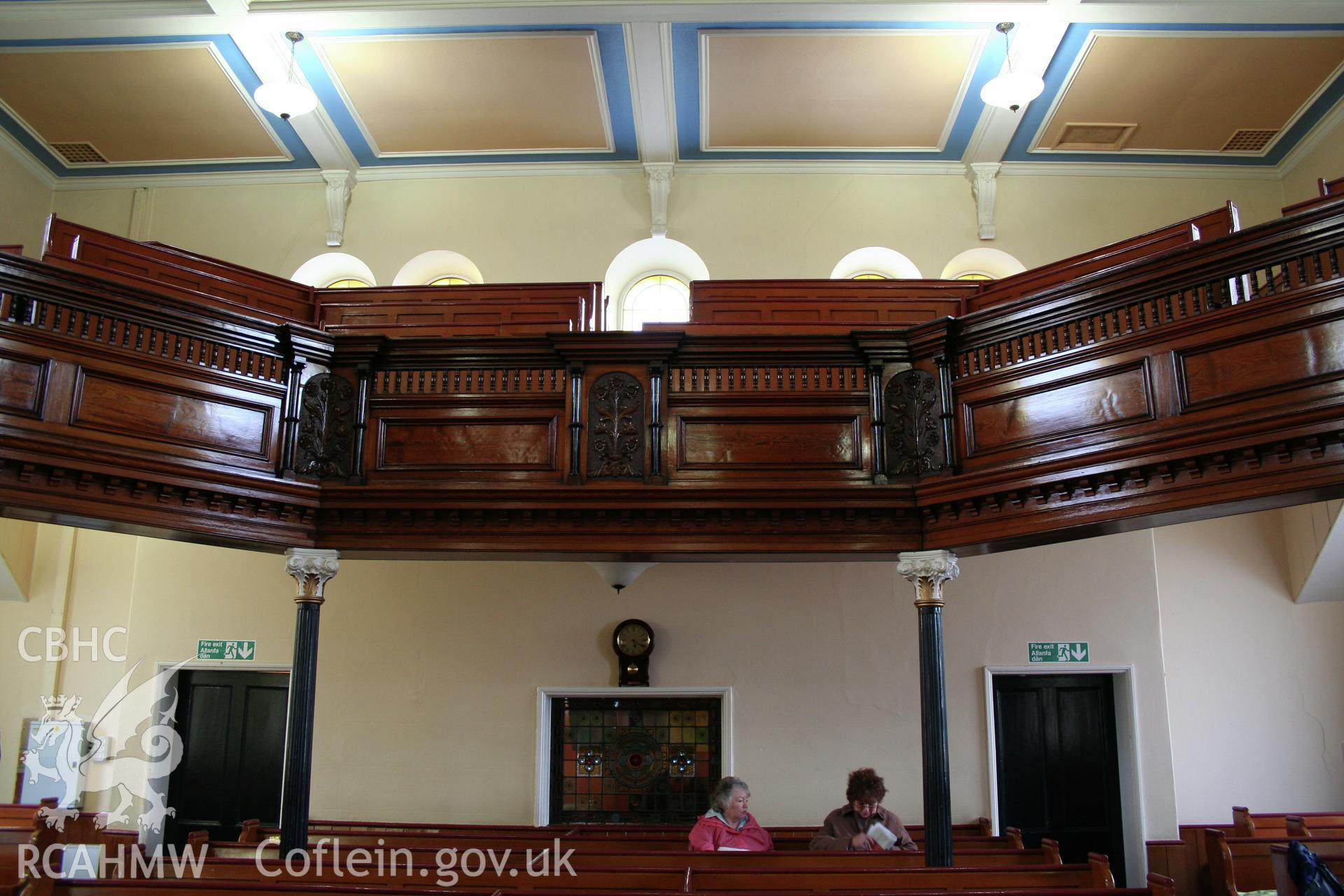 Internal, view of gallery