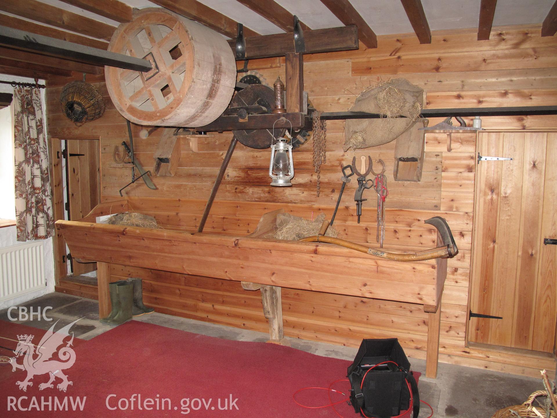 Interior, Rhyd-hir Corn Mill, taken by Brian Malaws on 16 October 2010.