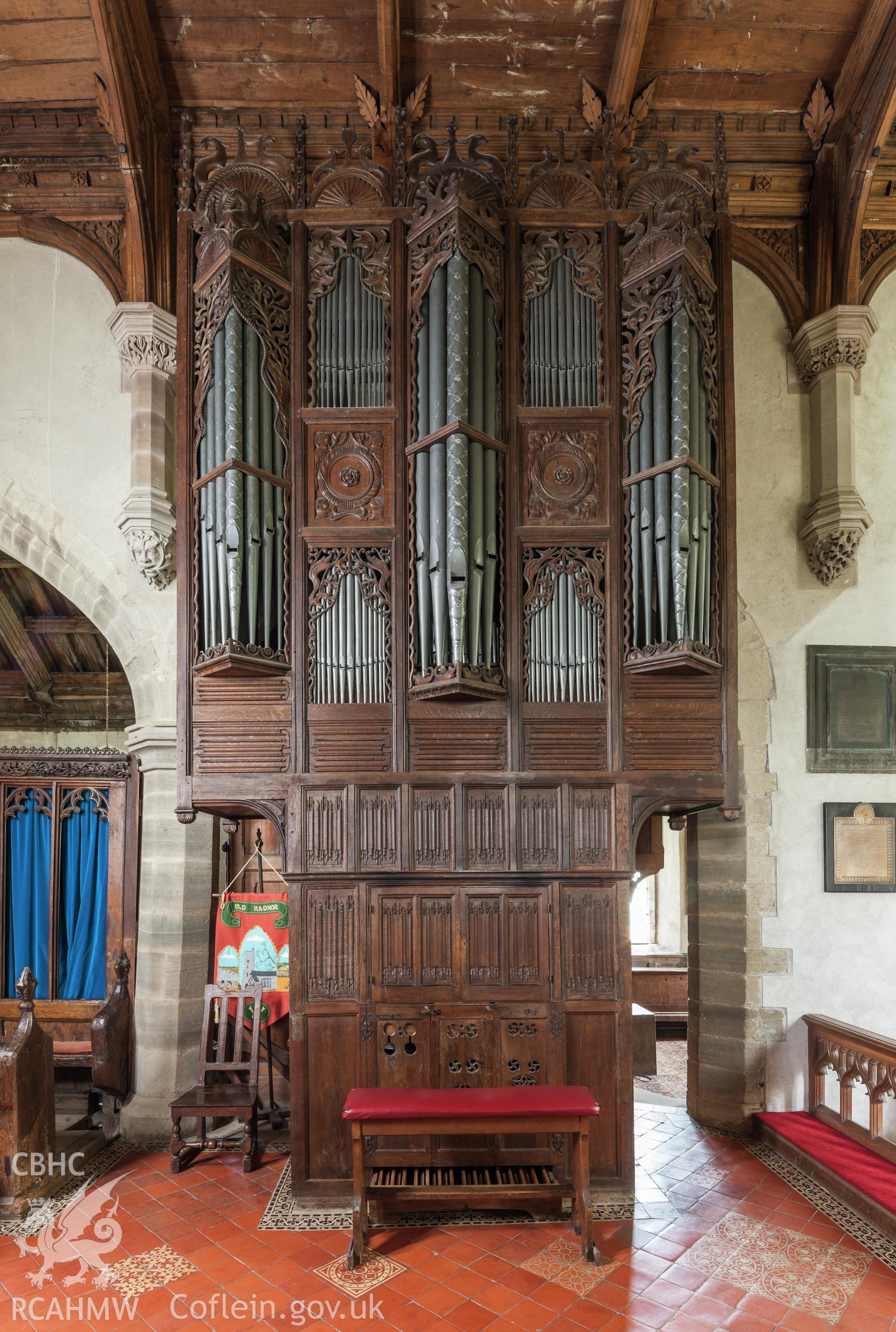 Organ case.