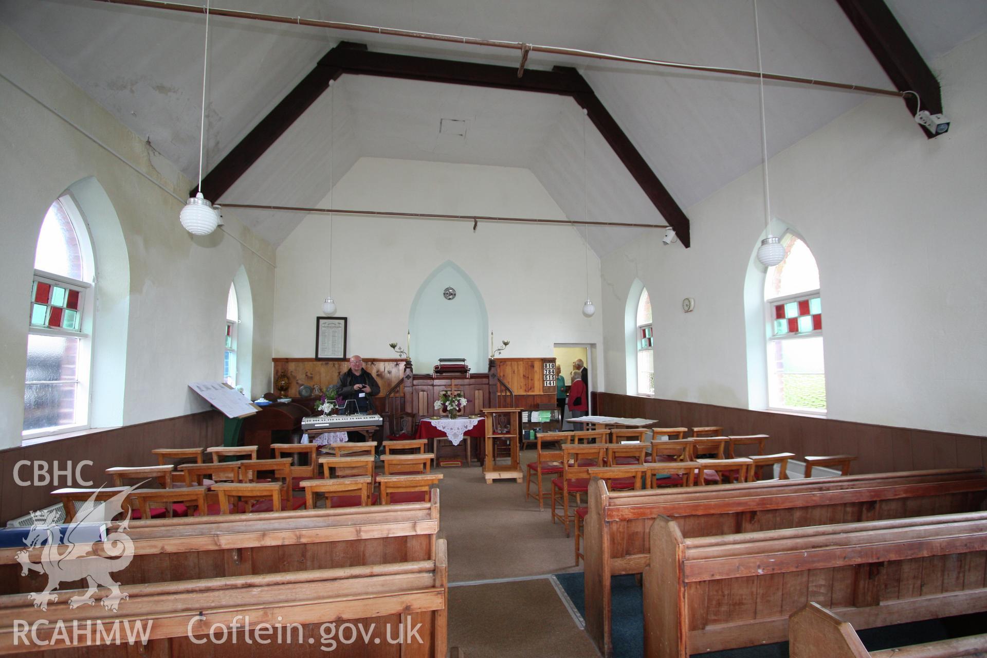 Interior, view towards pulpit
