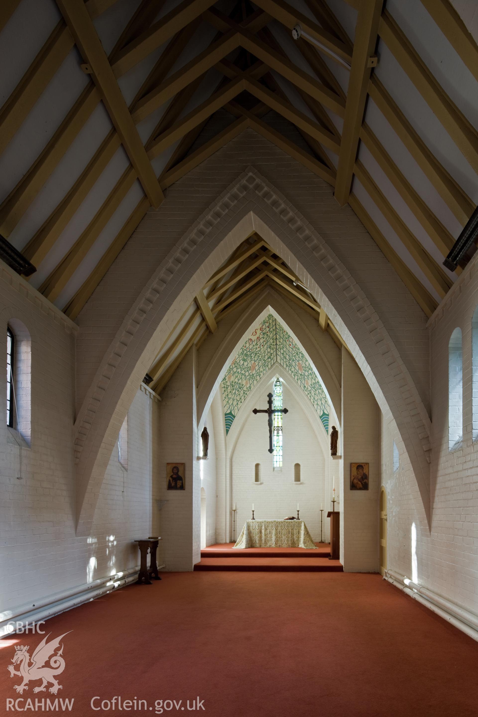 Interior from the west southwest.