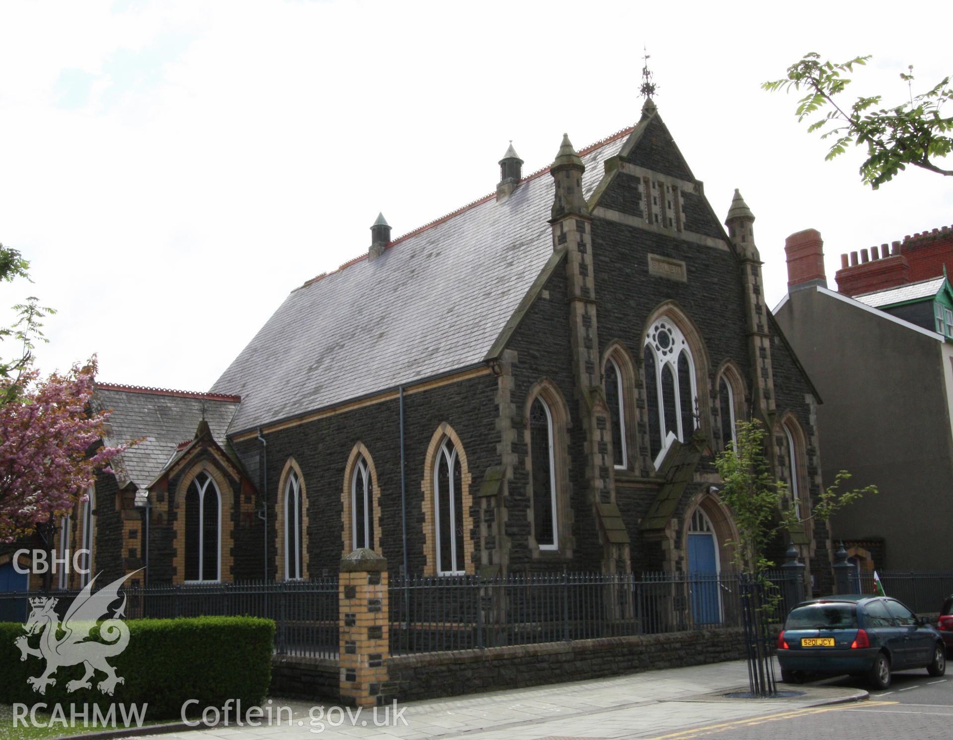 Salem Chapel/Capel y Morfa, viewed from the north-west.