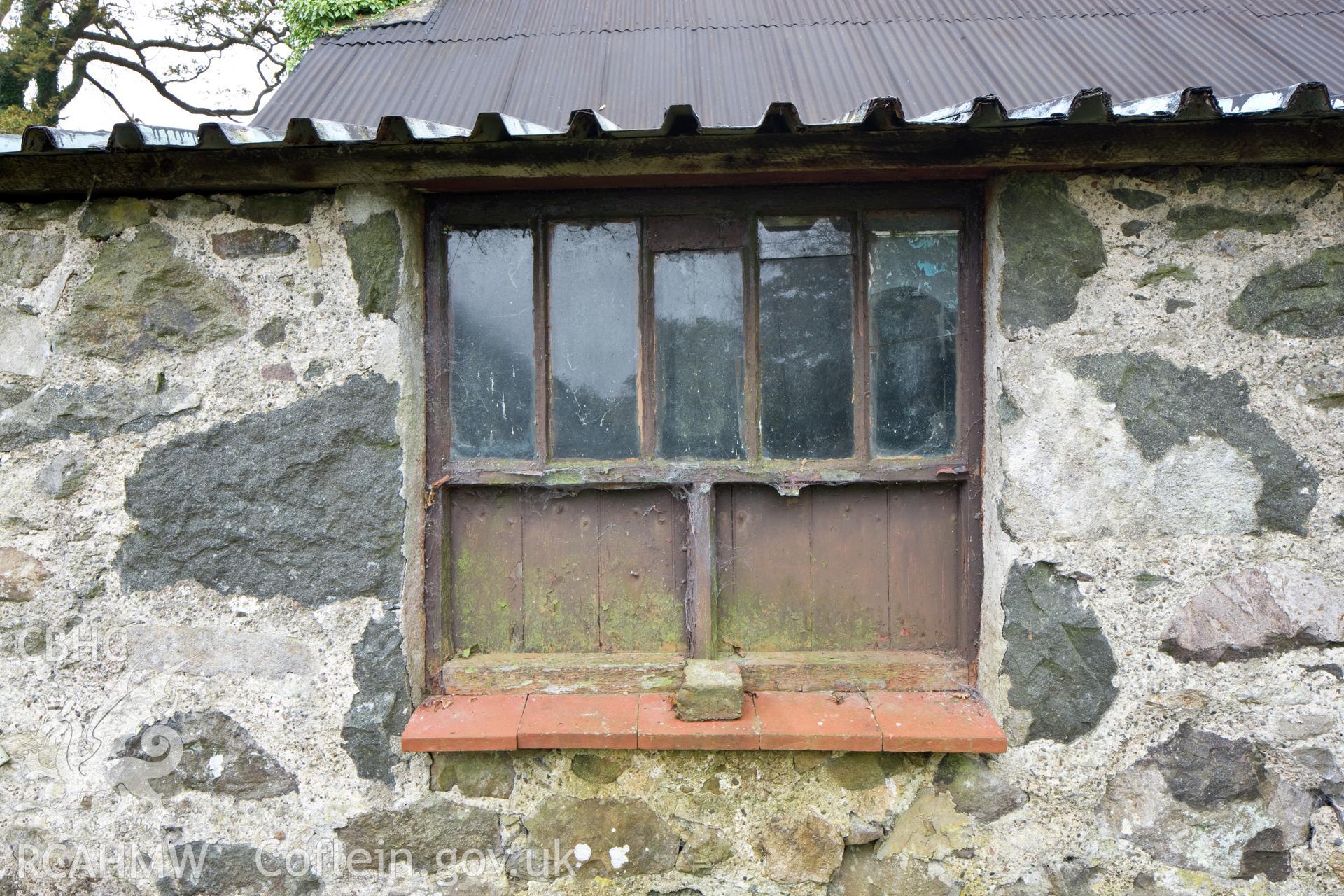 Detail of rear window.