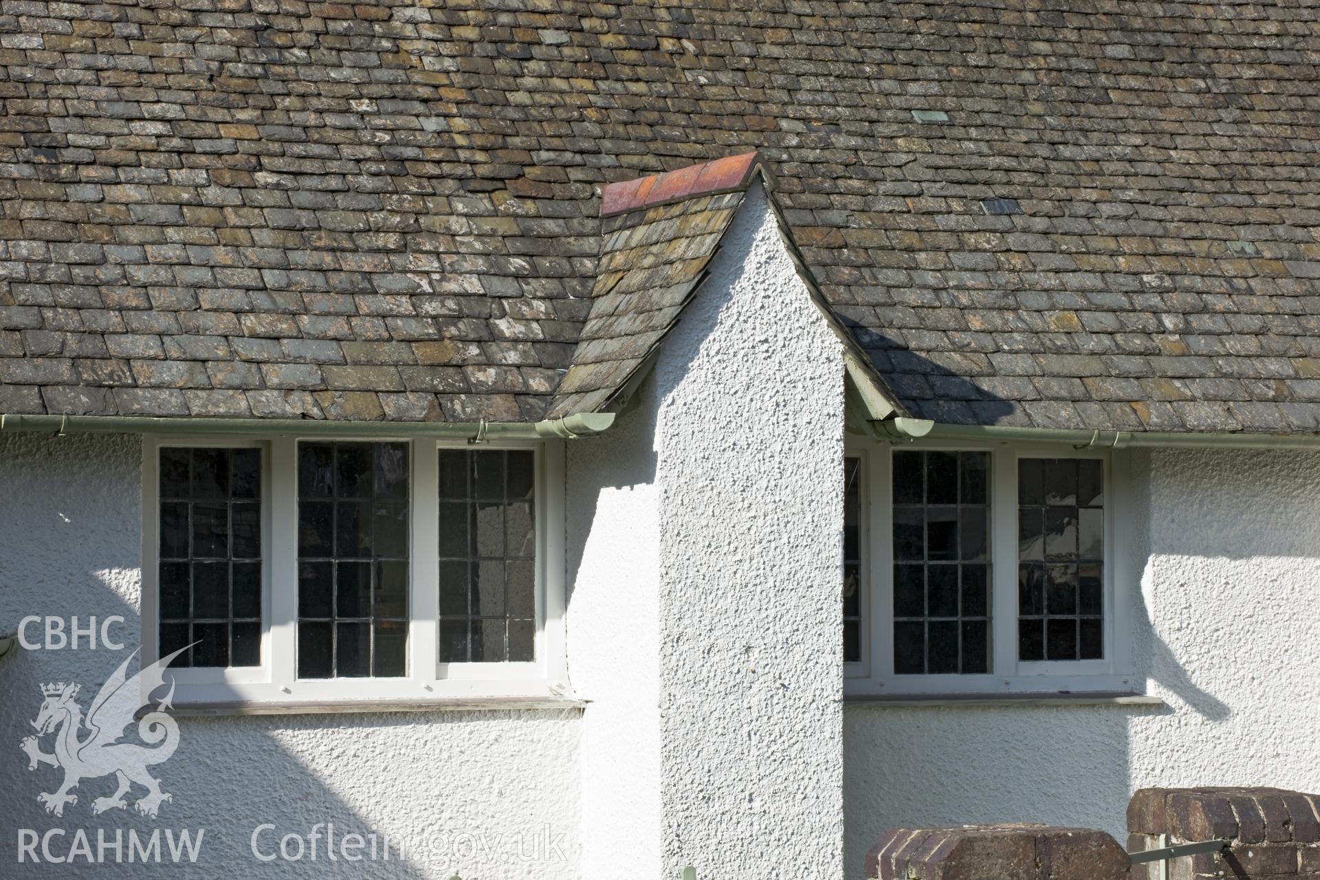 Roof, window and buttress detail.