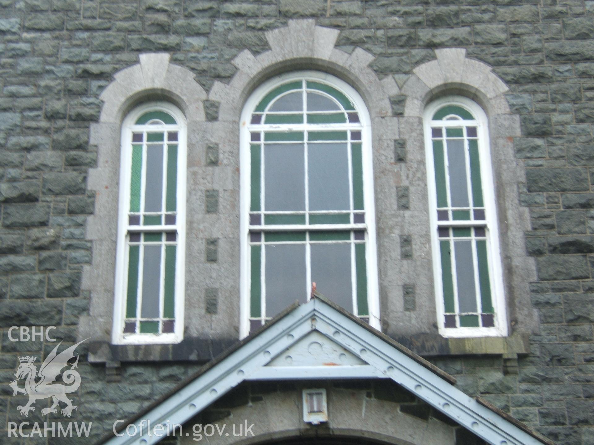 Central windows above entrance.