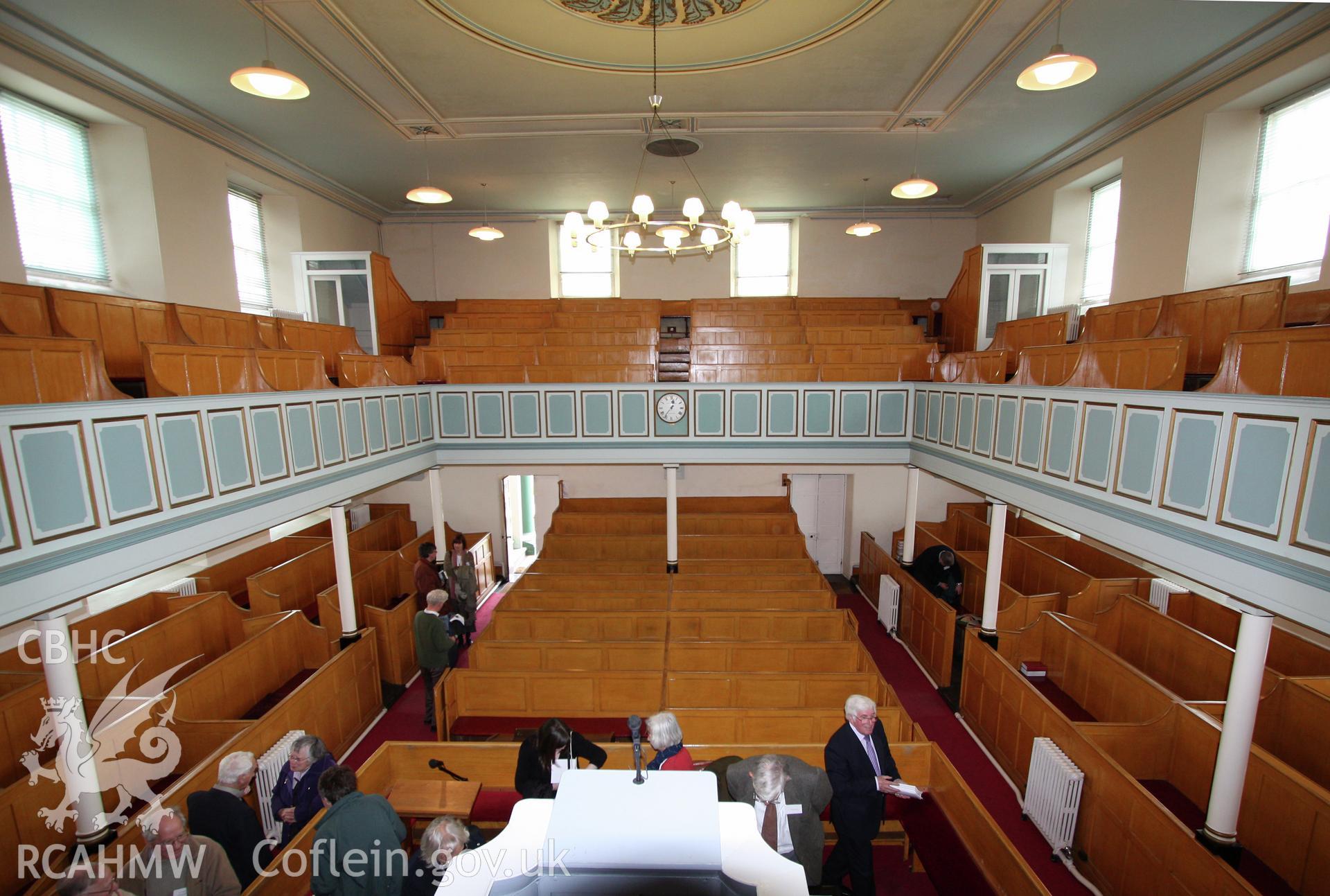 Hermon Chapel, interior looking north.