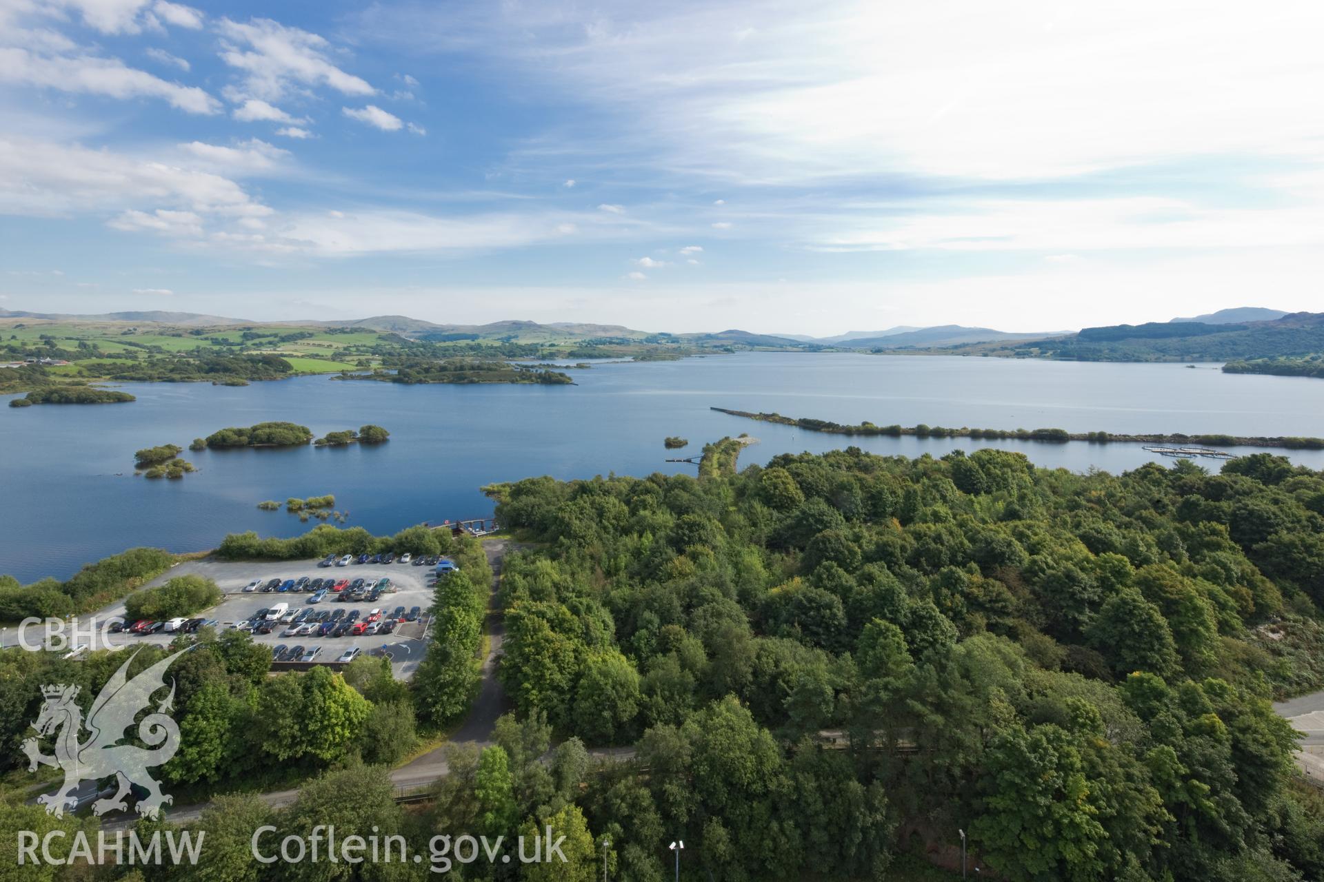 View of lake from reactor roof.