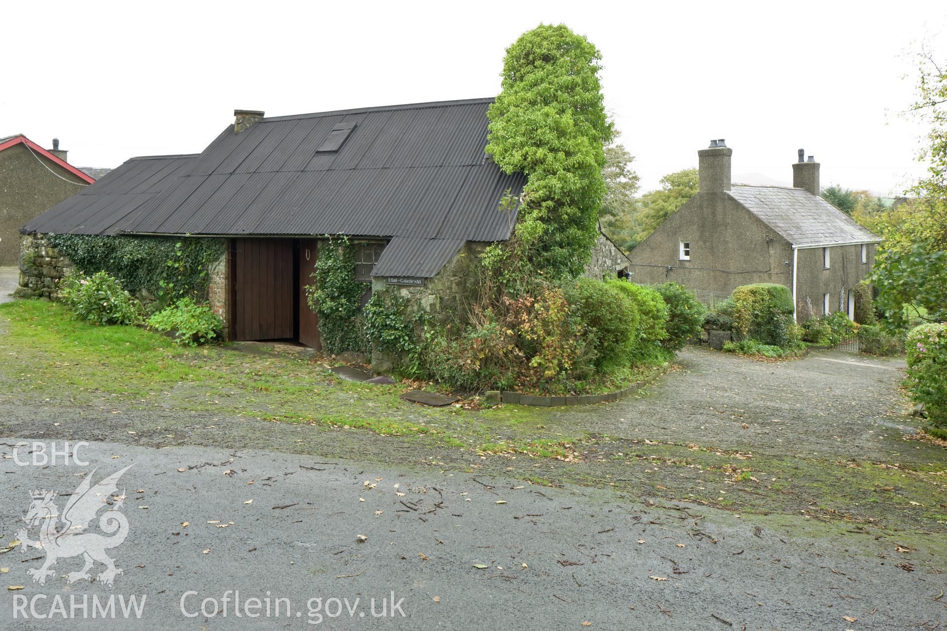 House and smithy from the south.