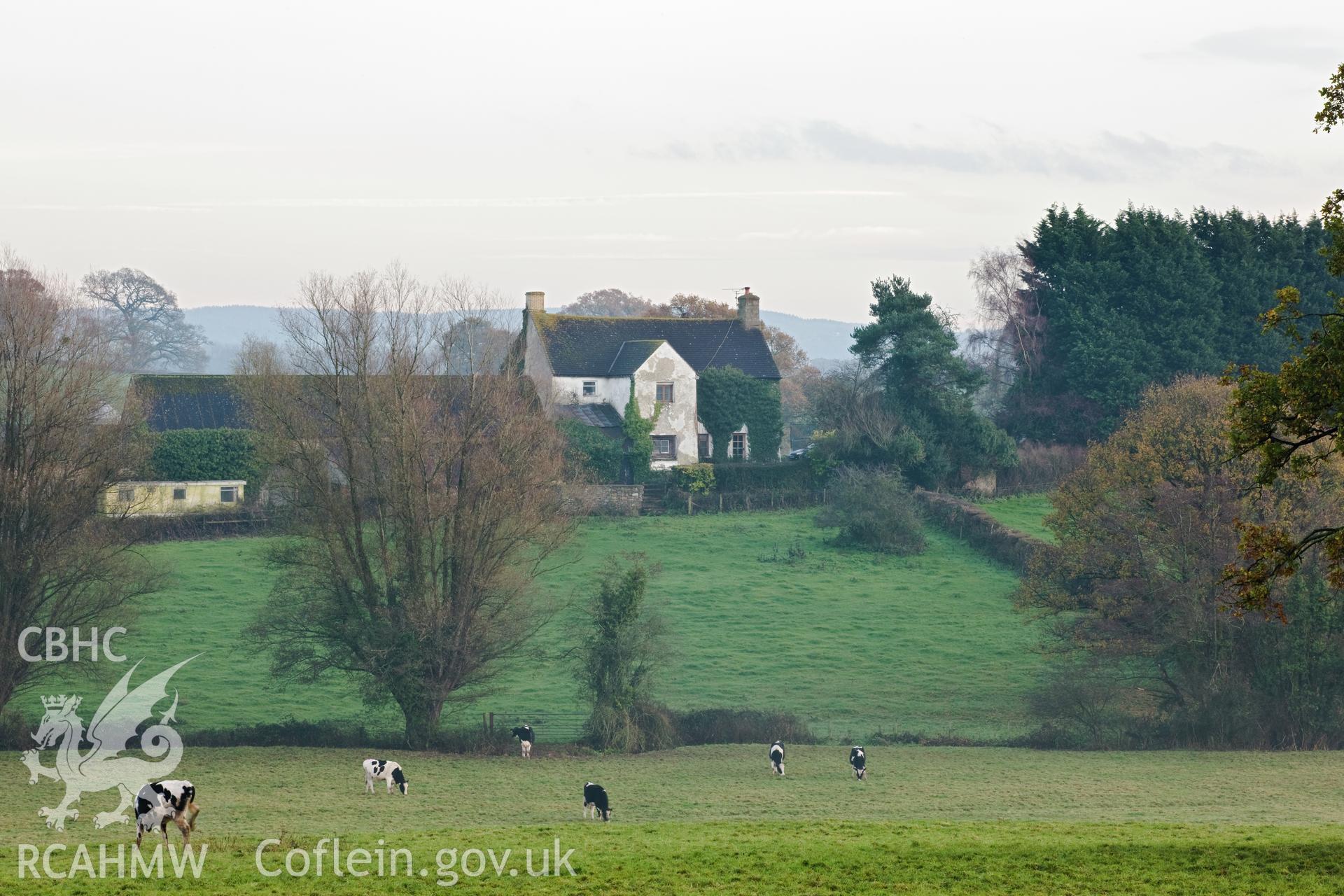 Distant view from the northwest.