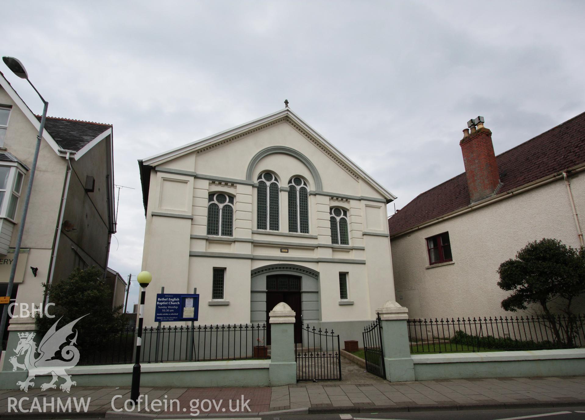 Bethel Baptist Chapel viewed from the south-west.