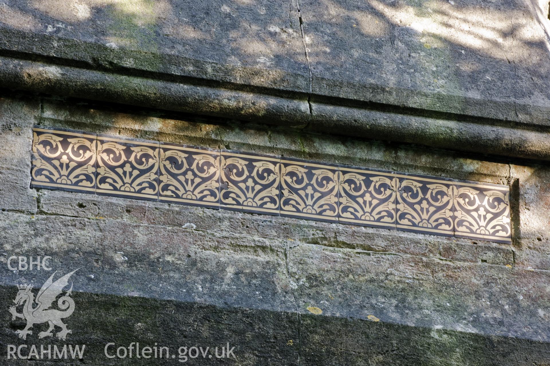 Detail of tile decoration.