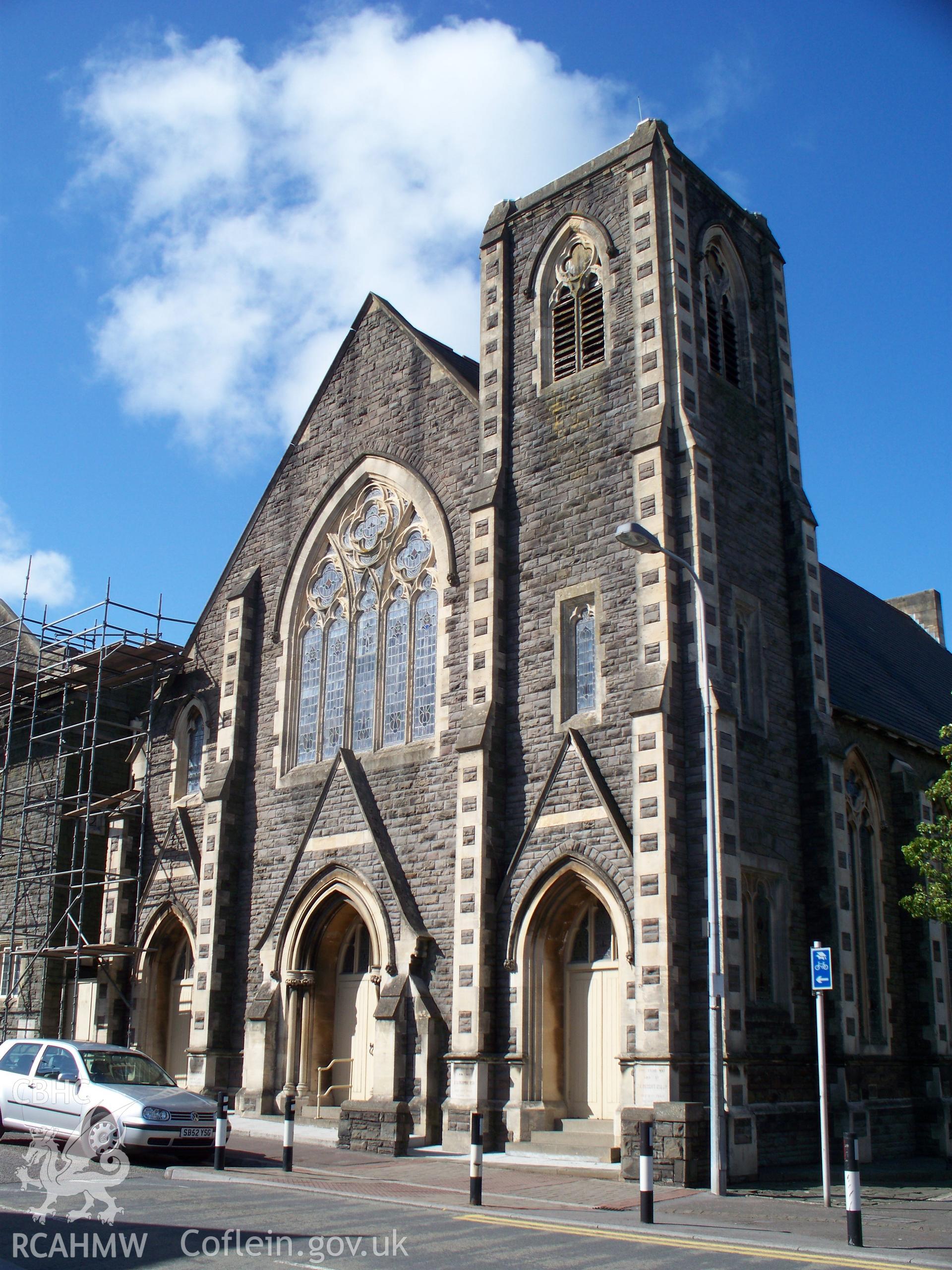 South west front facade and entrance.