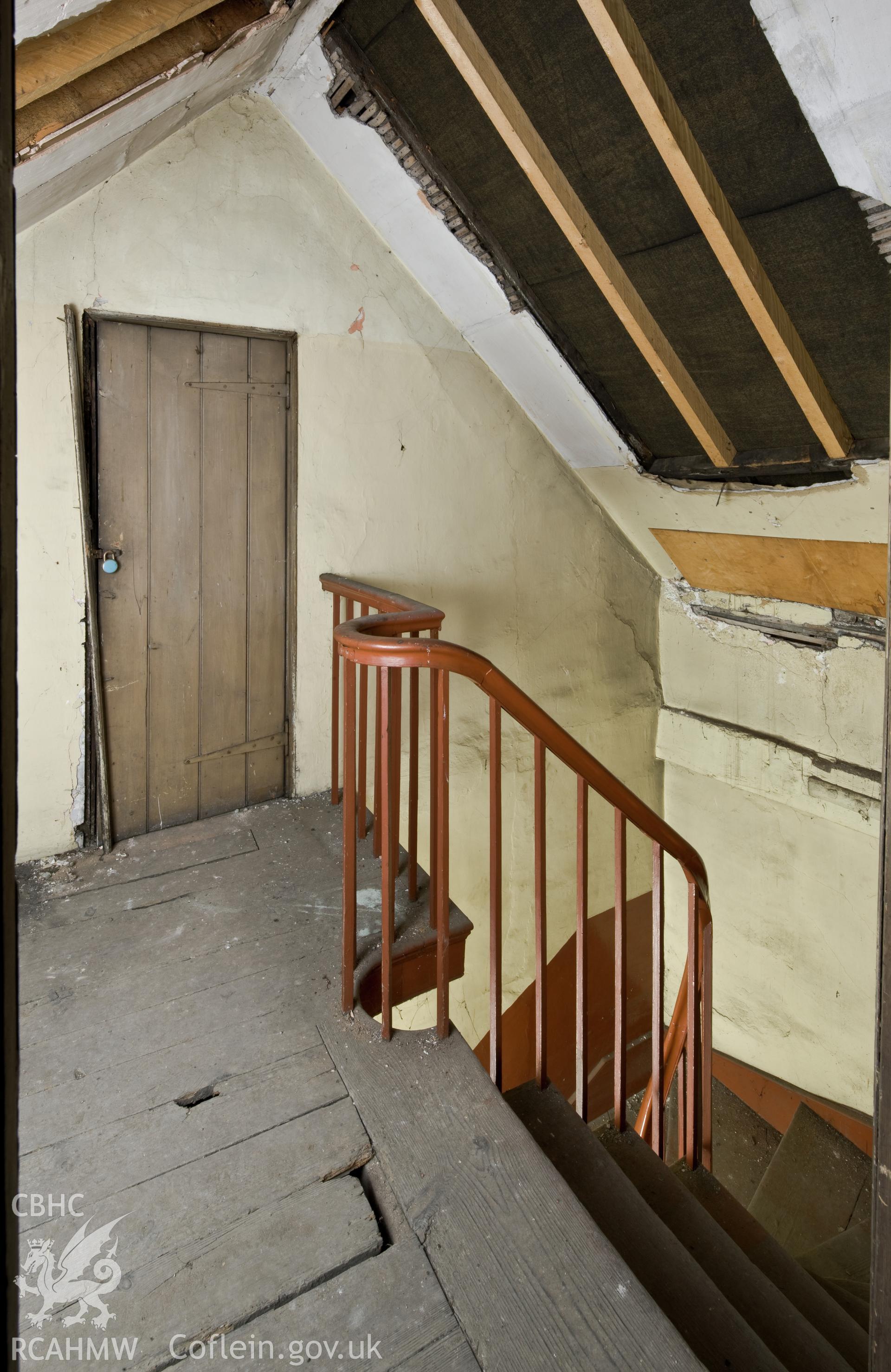 Top floor stair.