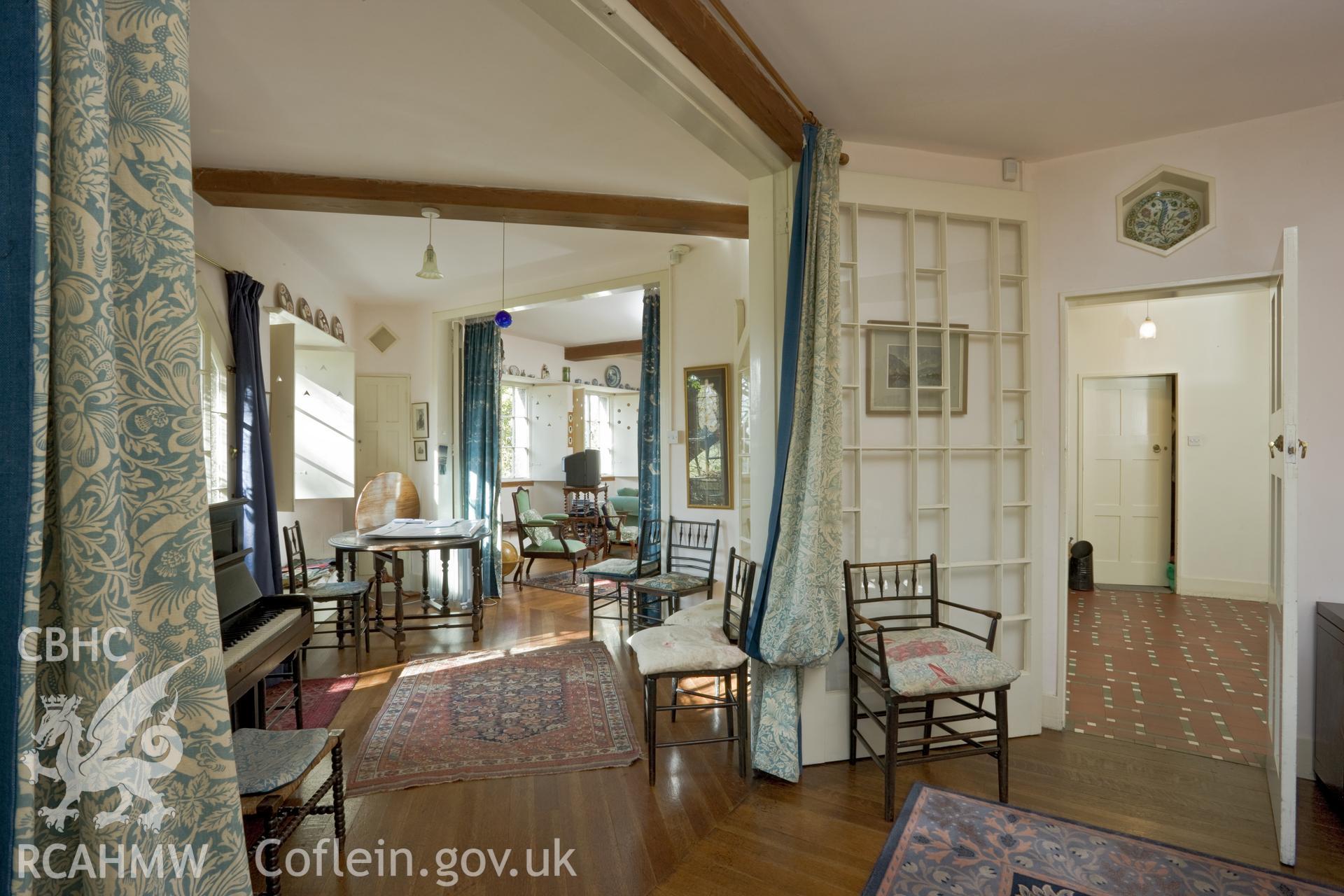 Central room and living-room from dining-room.