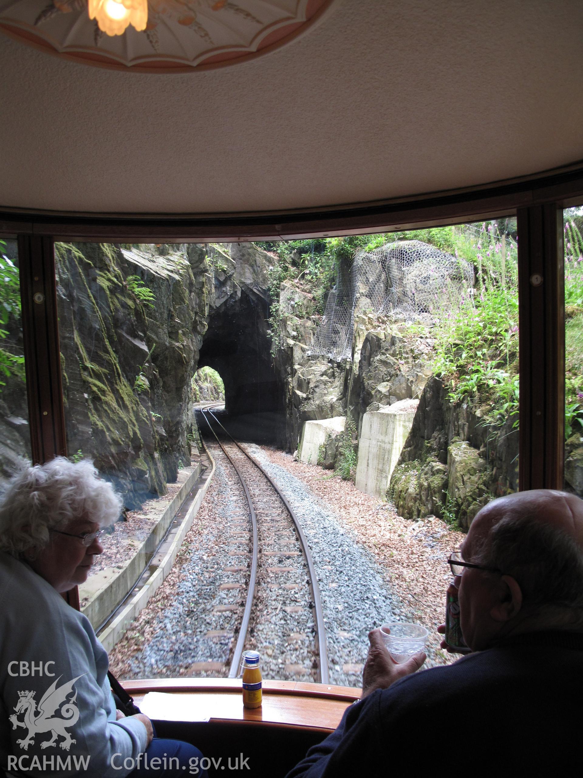 Beddgelert tunnel looking north.