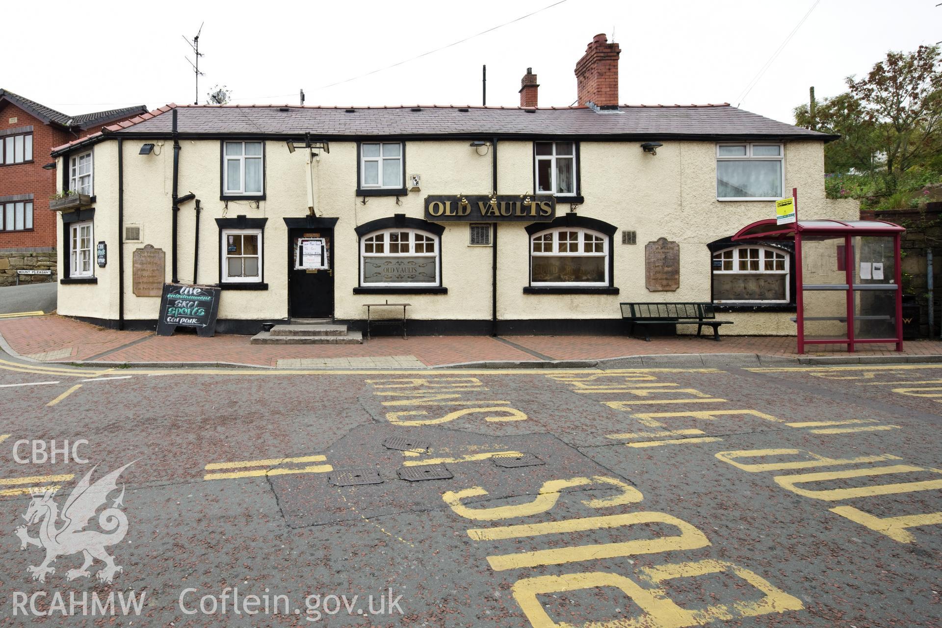 Cefn-mawr Crane street/Well street, building by building, from the west, north side (Old Vaults).