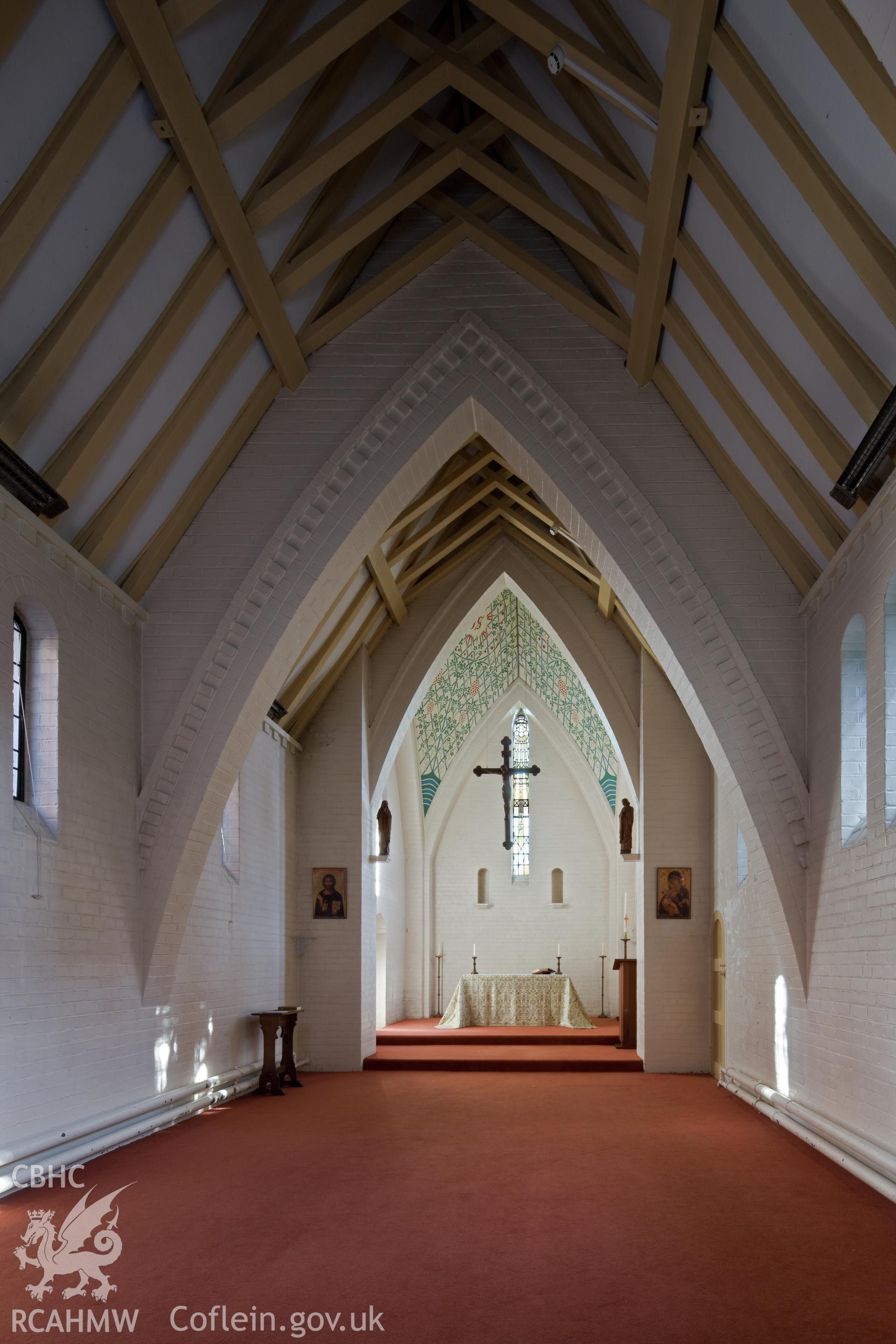 Interior from the west southwest.