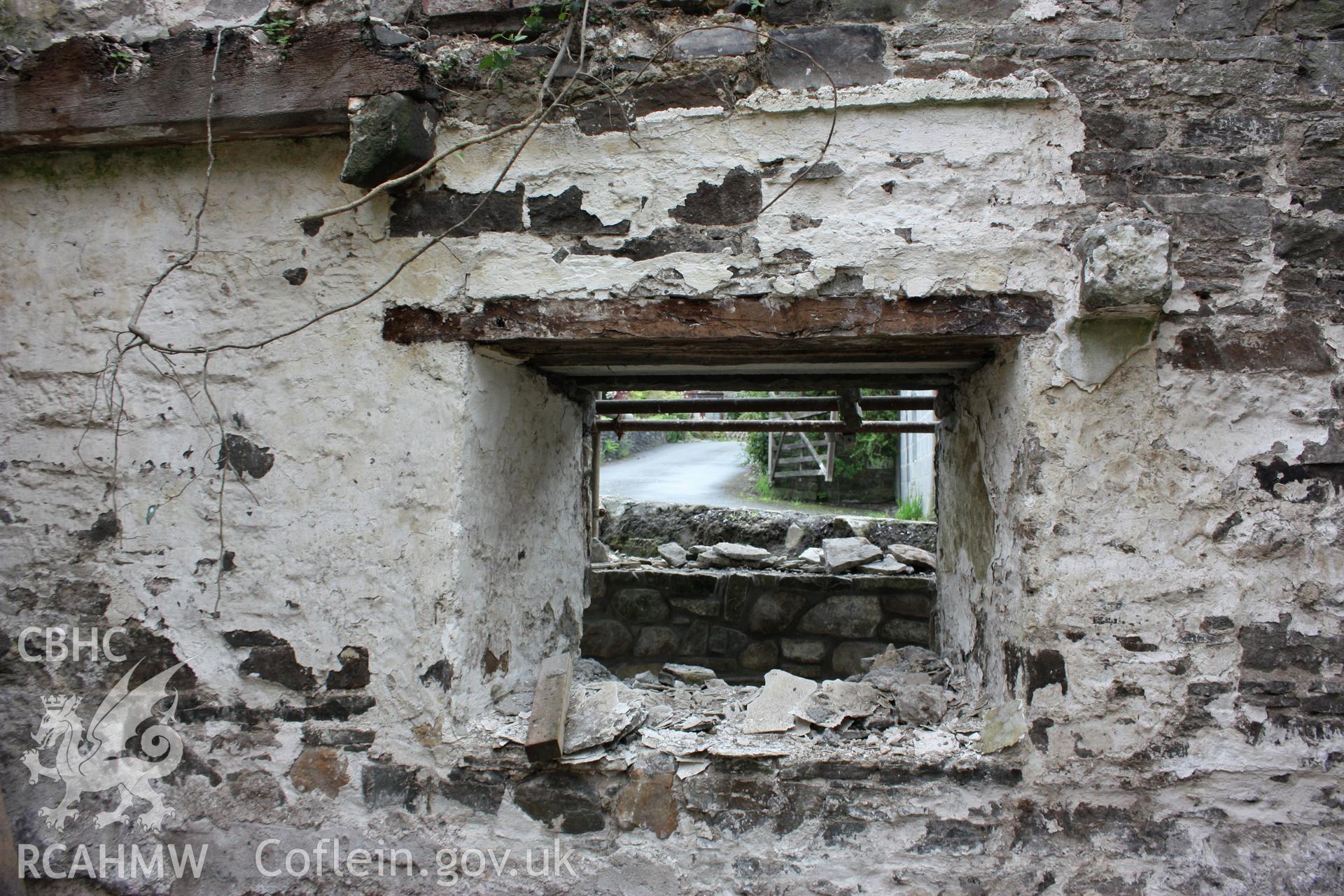 Interior, dairy north-east wall