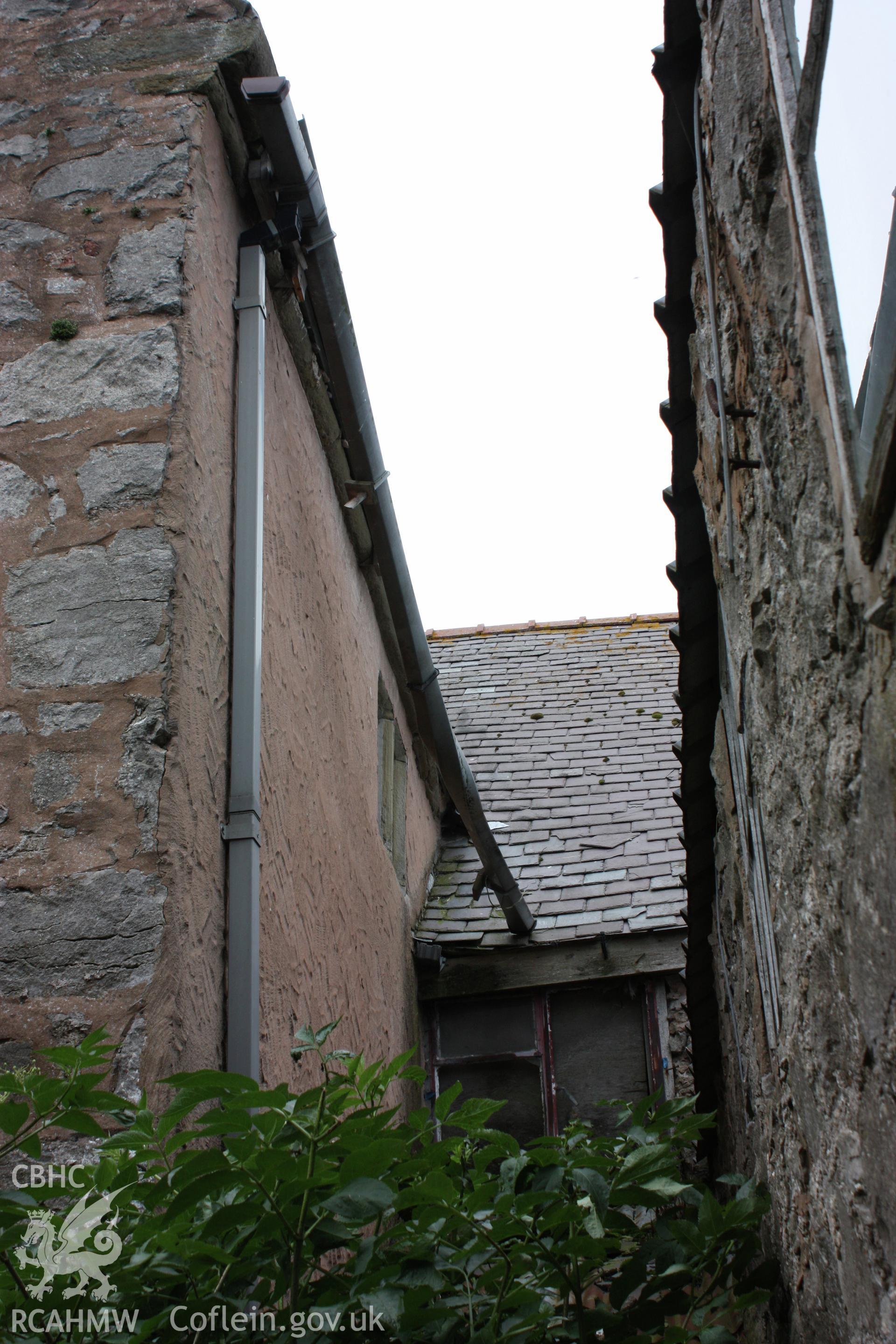 Exterior, window view ofnorth elevation from east gable-end.