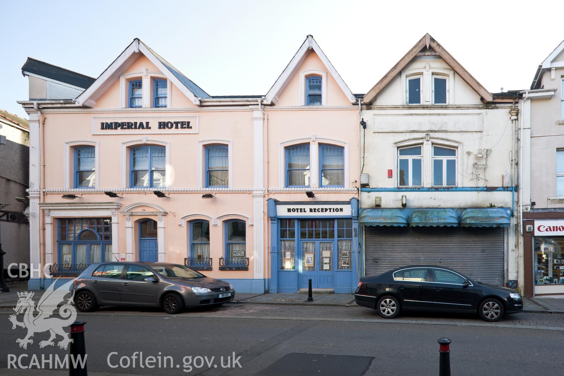 Merthyr High Street from the north, east side, building by building going south.