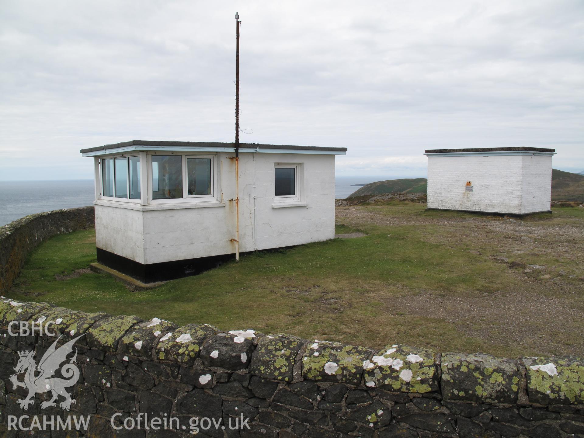 Coastguard lookout and generator house from the south.
