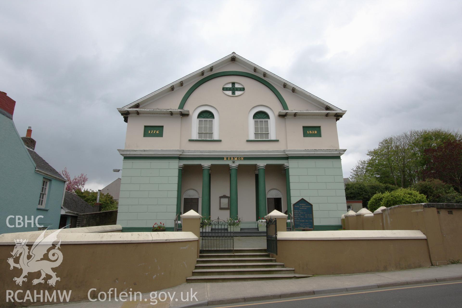 Hermon Chapel, the front fa?ade viewed from the north.