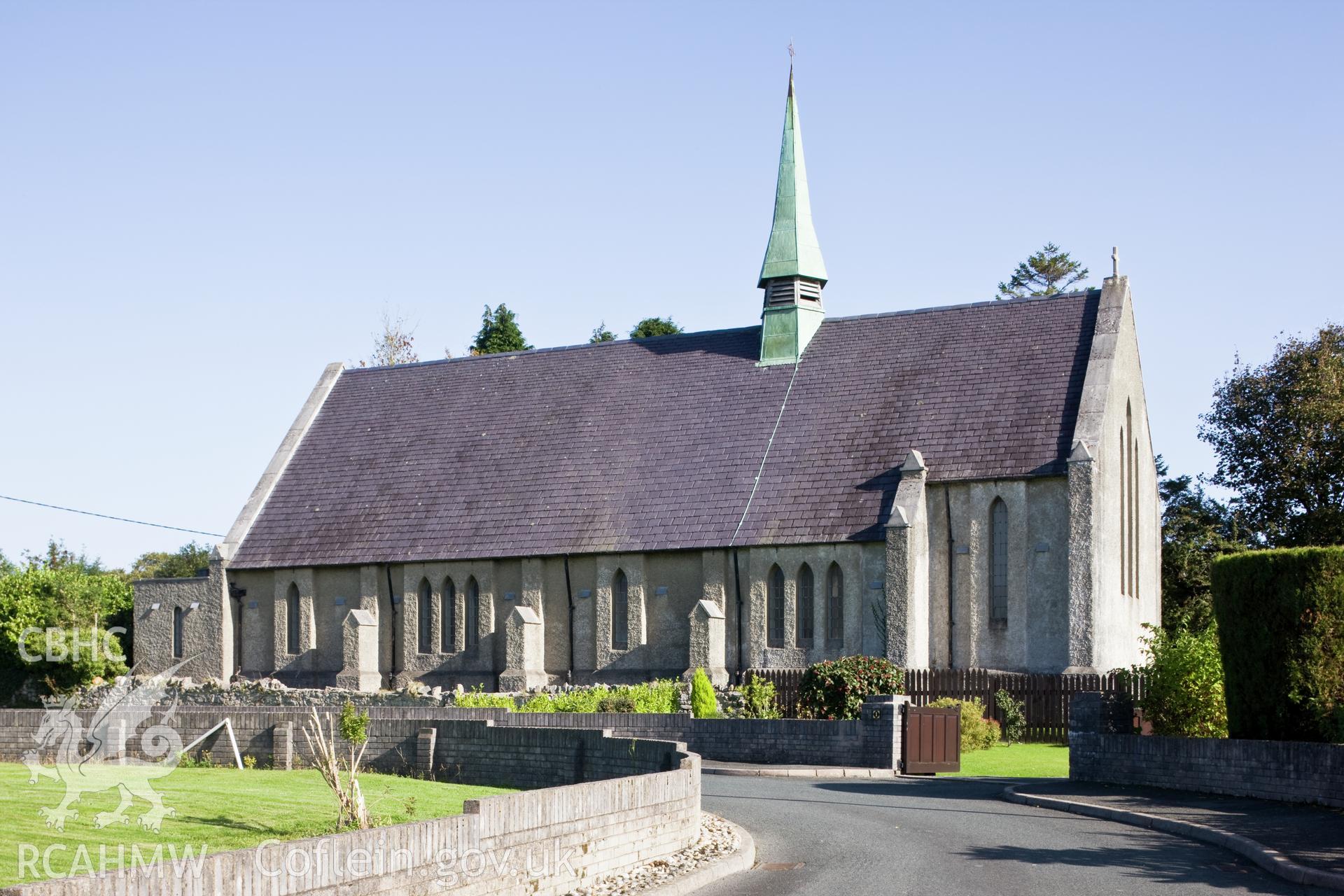 Exterior from the southwest.