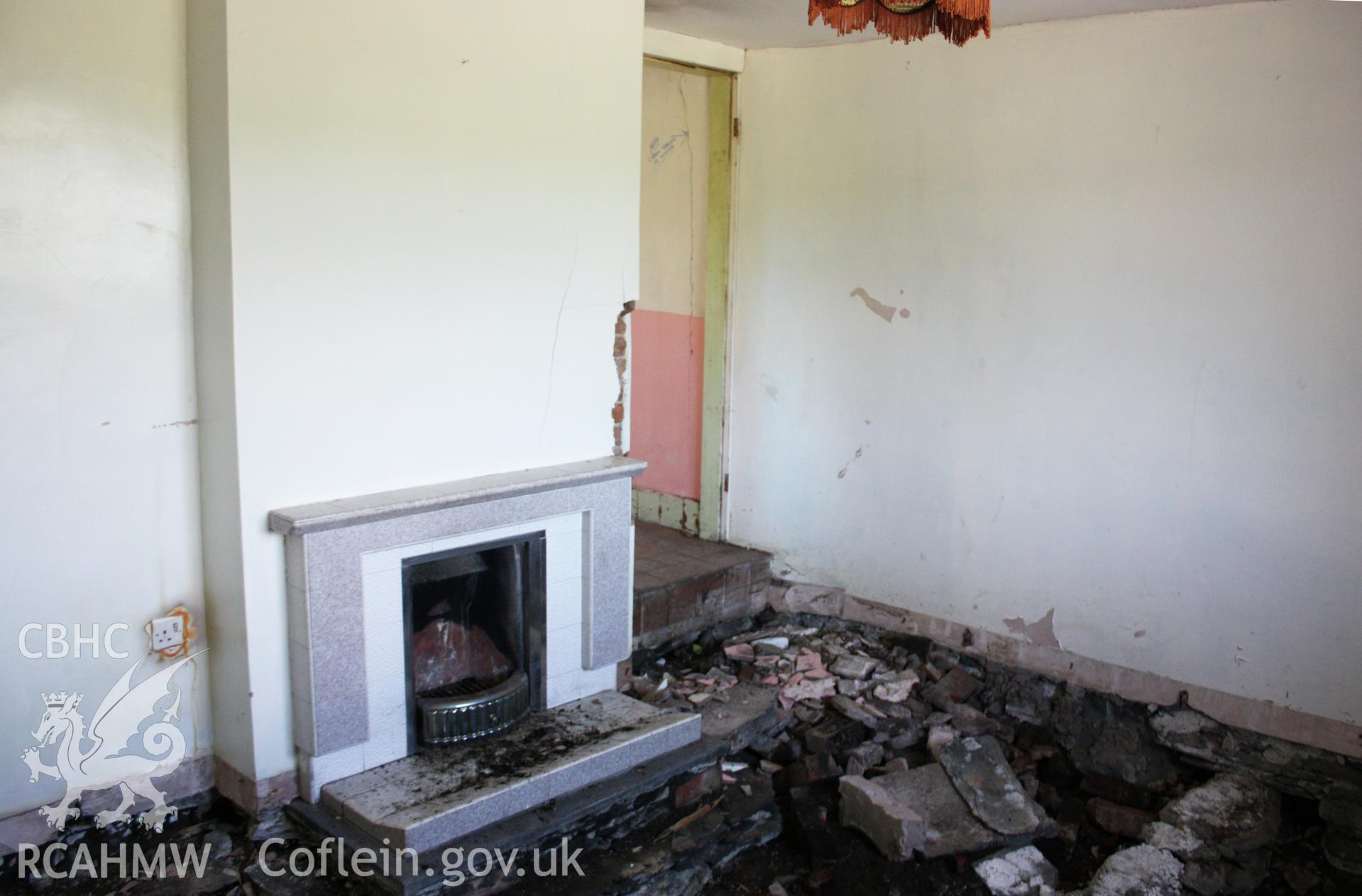 Parlour fireplace.