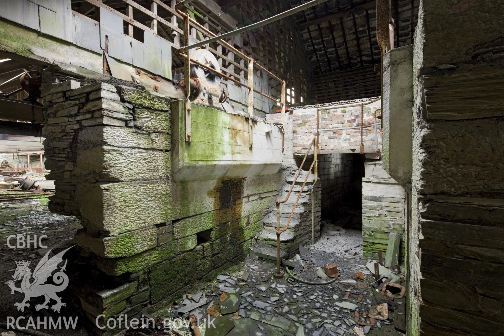 Wheel pit between Mills 1 and 2.