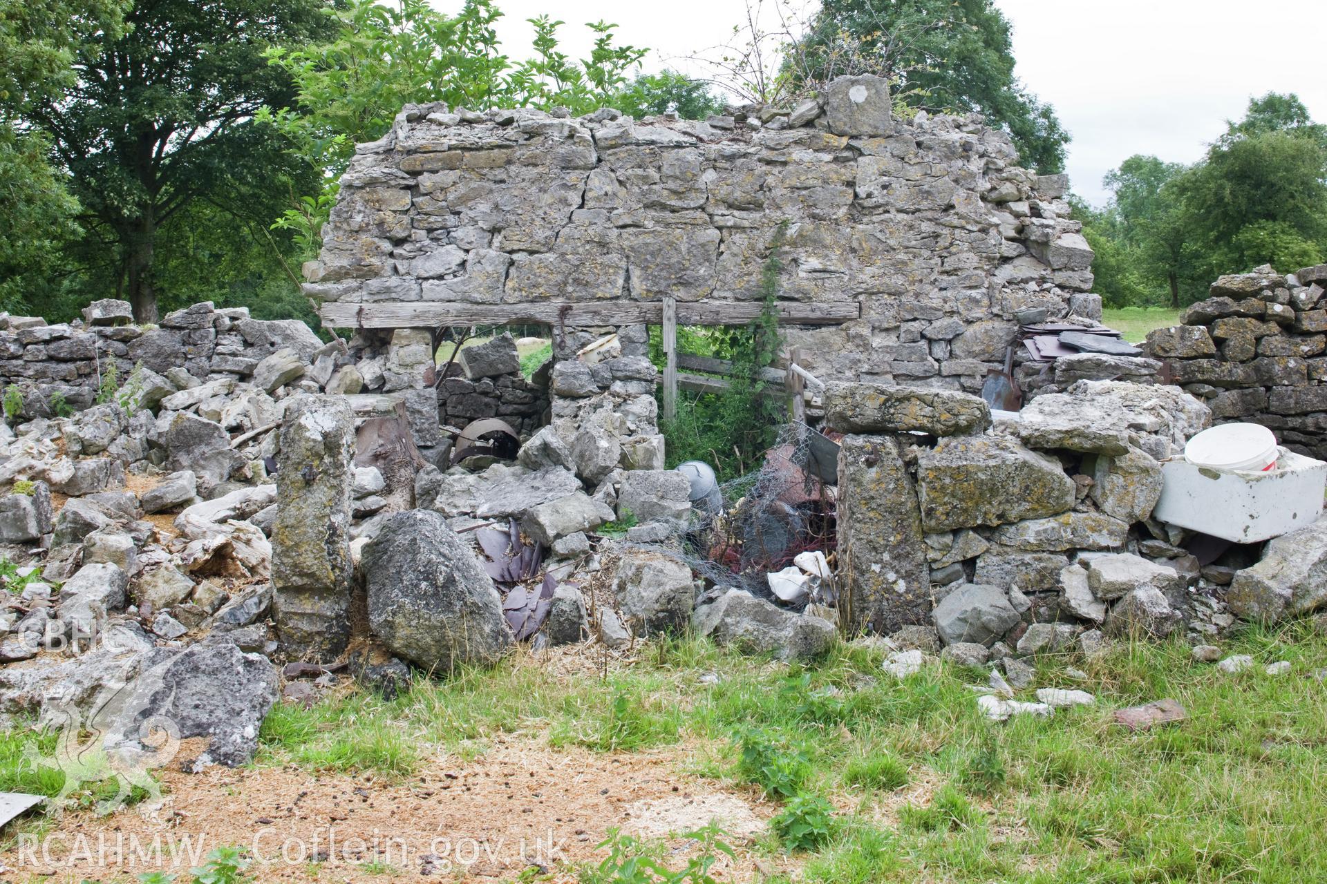 Ruins of pig sty.