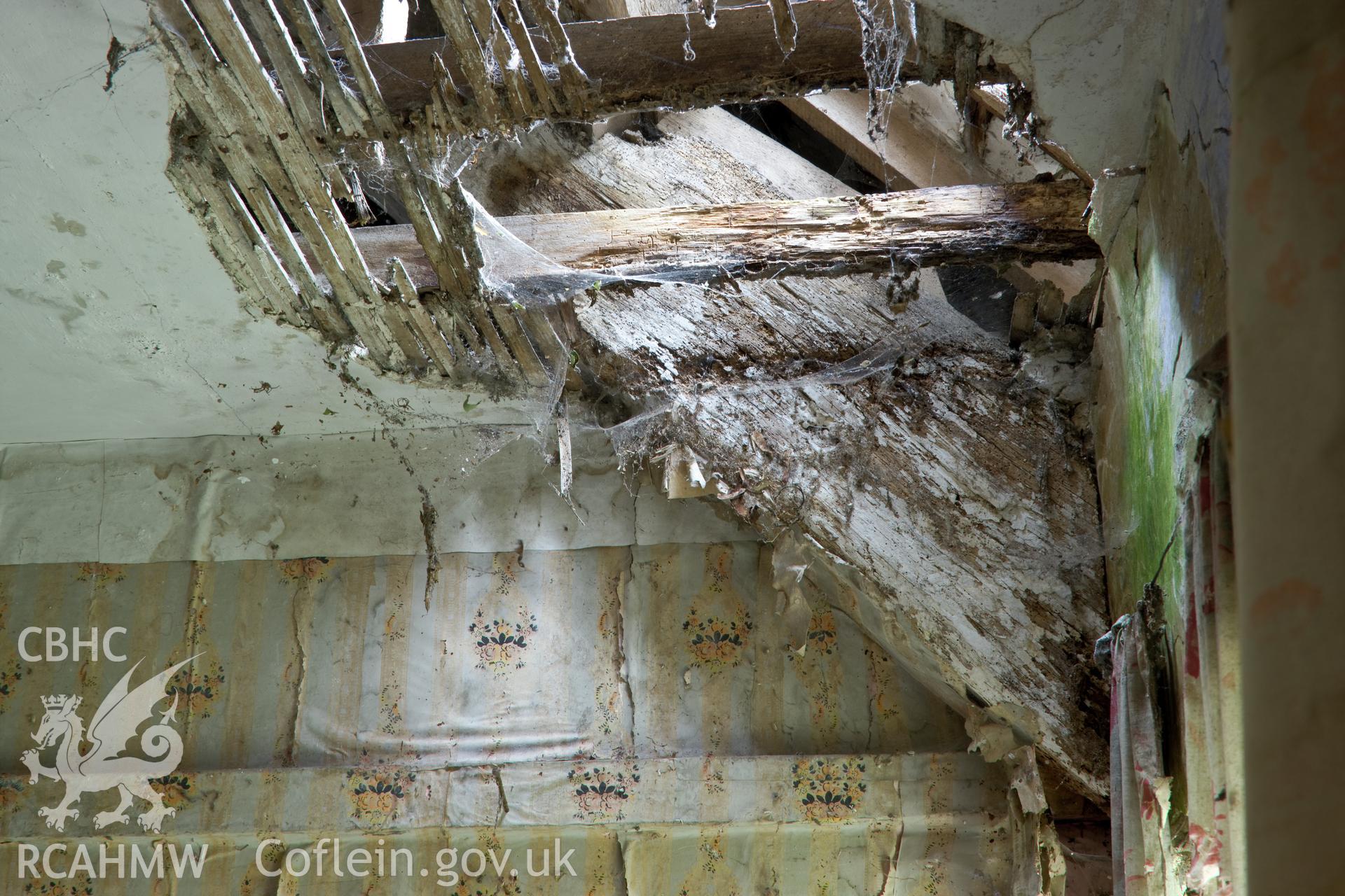 Detail of roof truss.