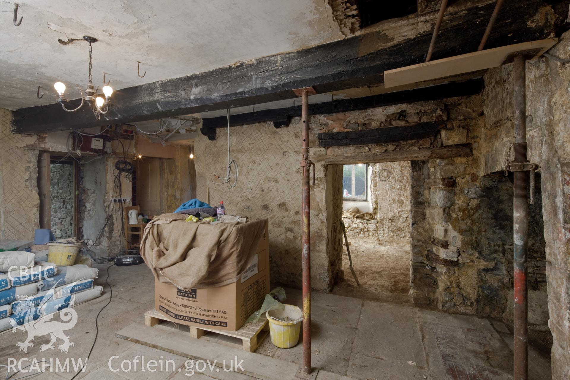 Entrance hall looking southeast.