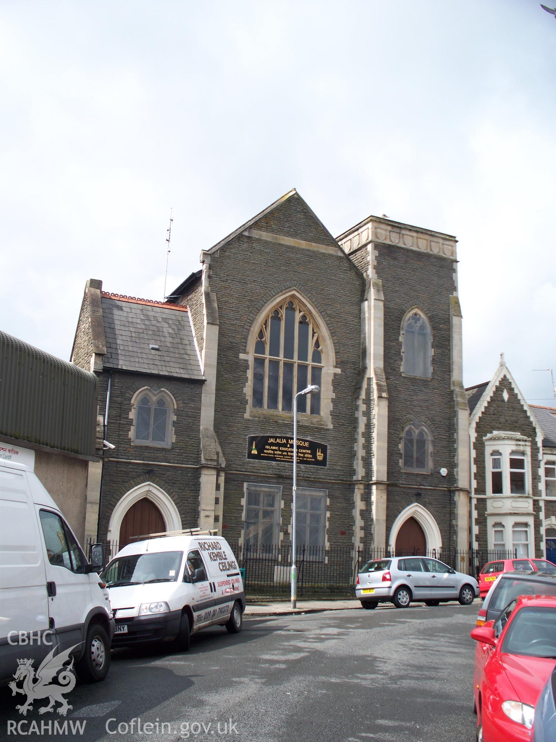 North east gable front and entrance.