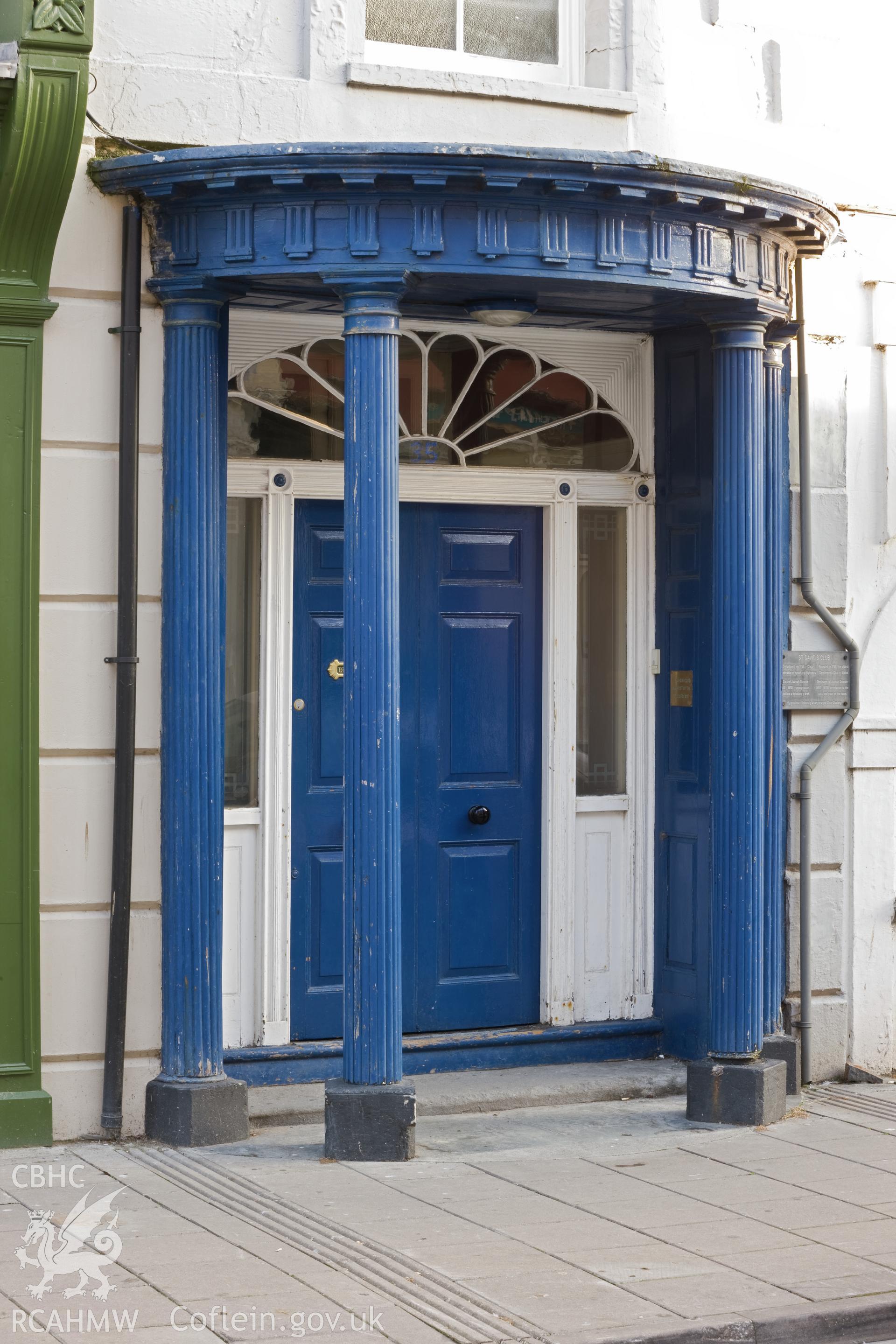 Detail of doorcase.