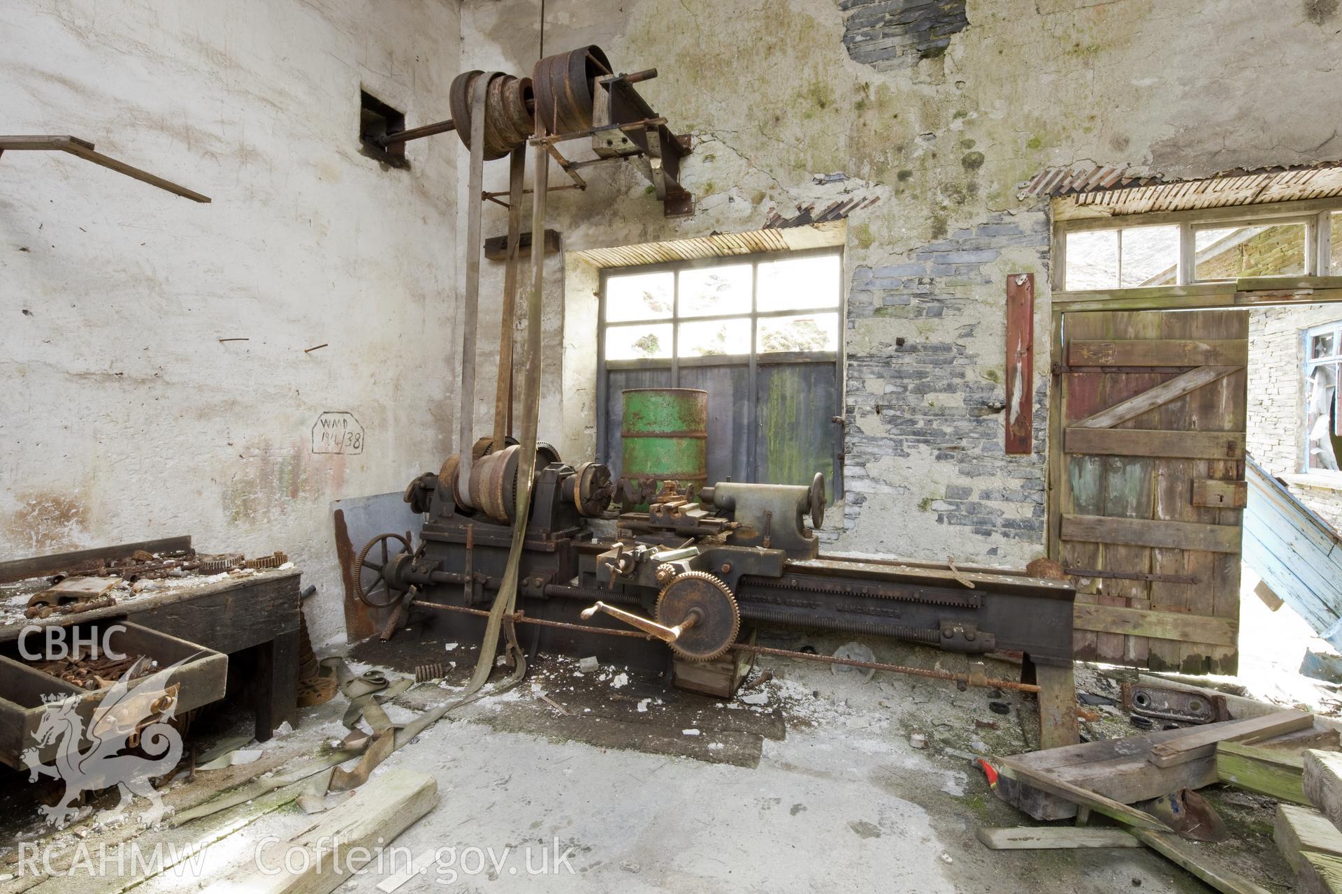 Engineering workshop, interiors.