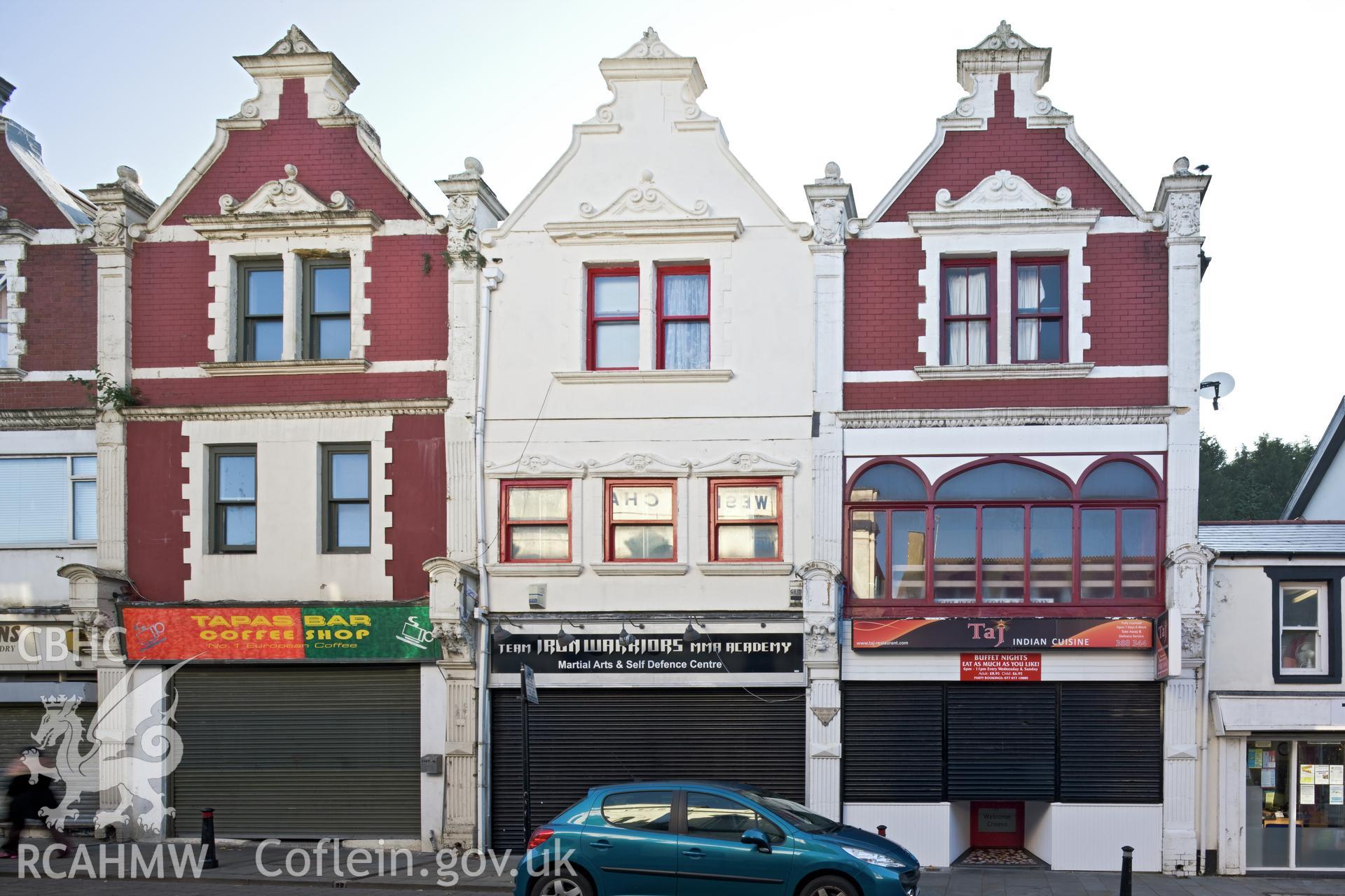 Merthyr High Street from the north, east side, building by building going south.