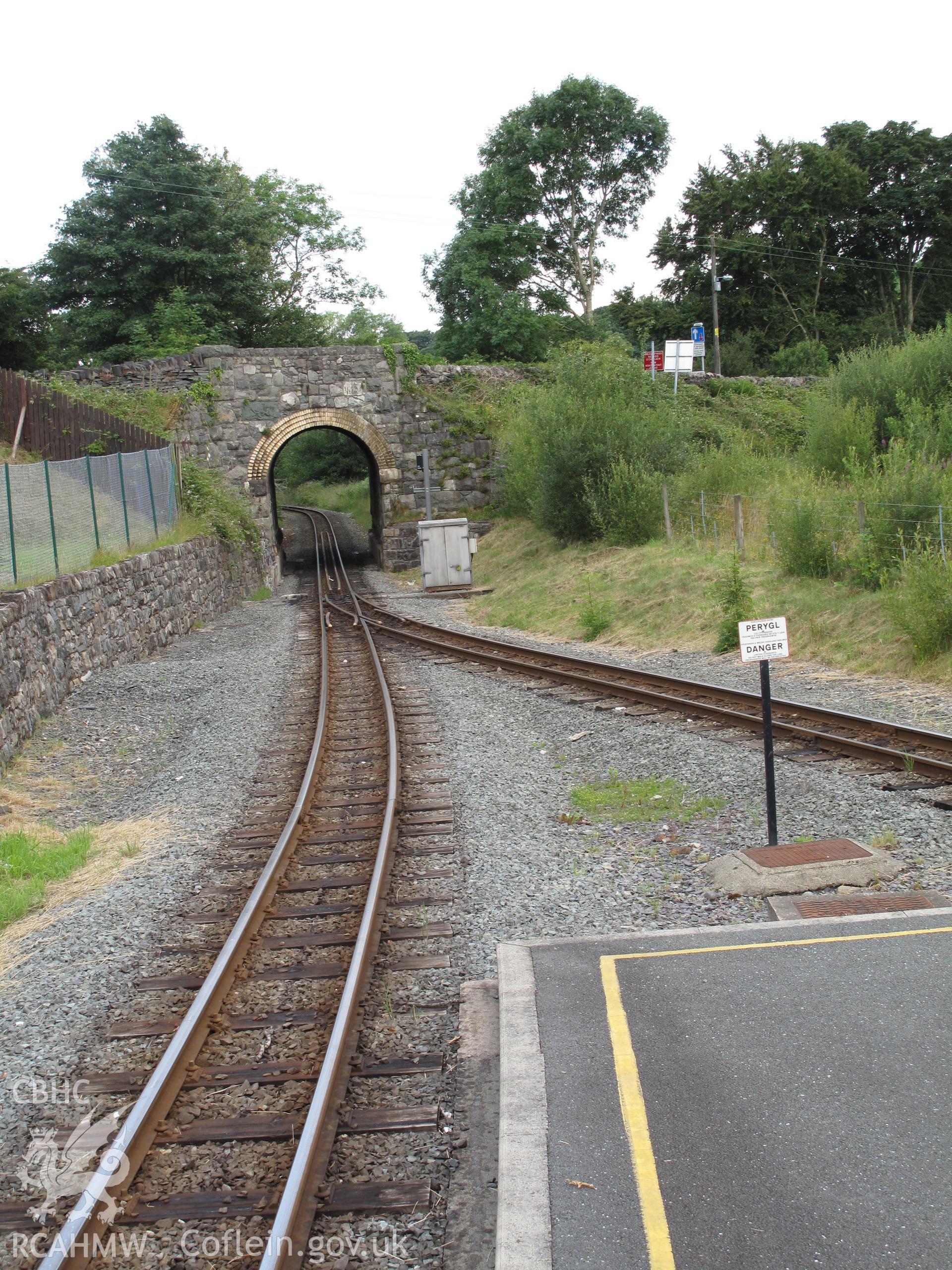 Waunfawr station (nprn 403562) looking north.