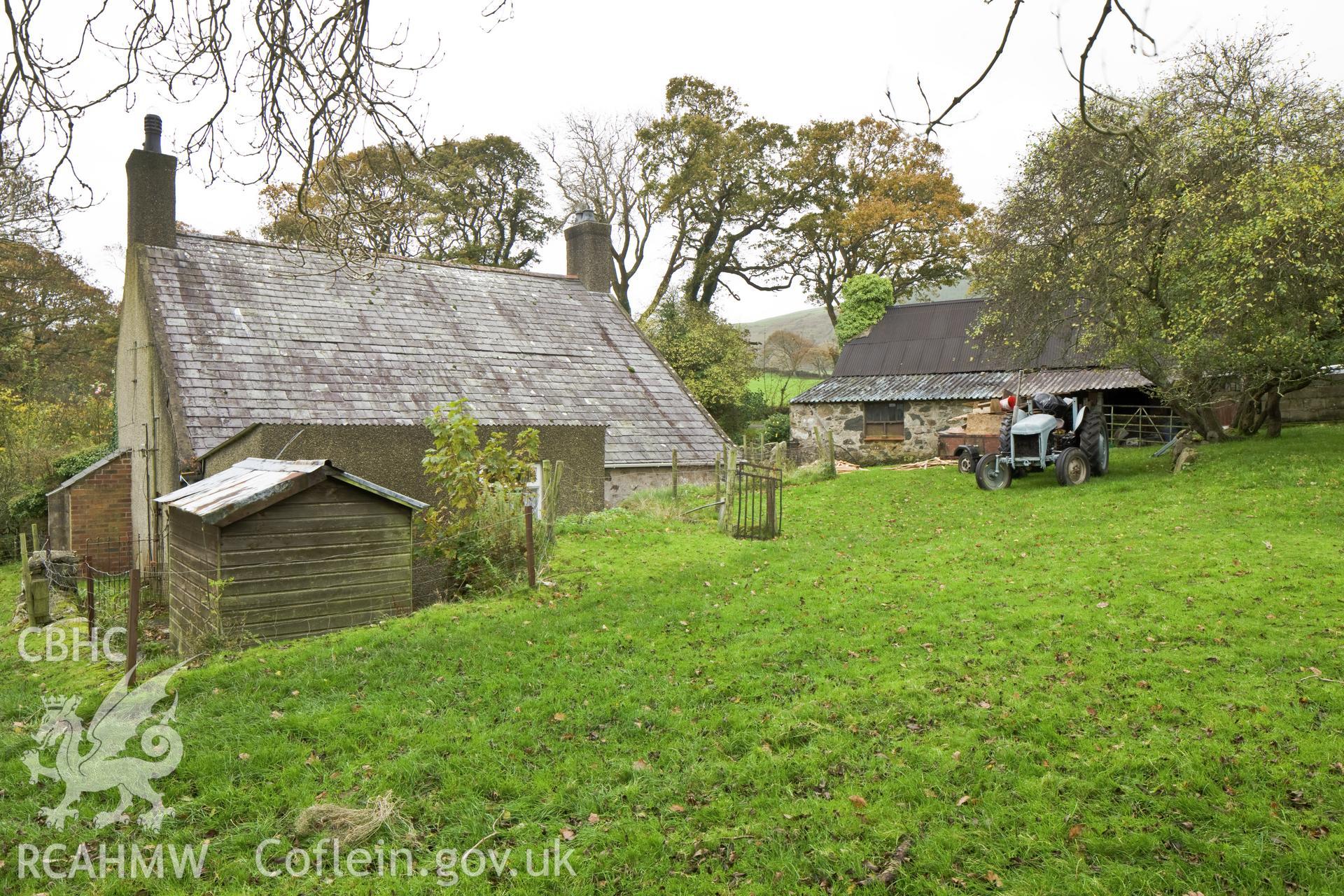 House and smithy from the north.