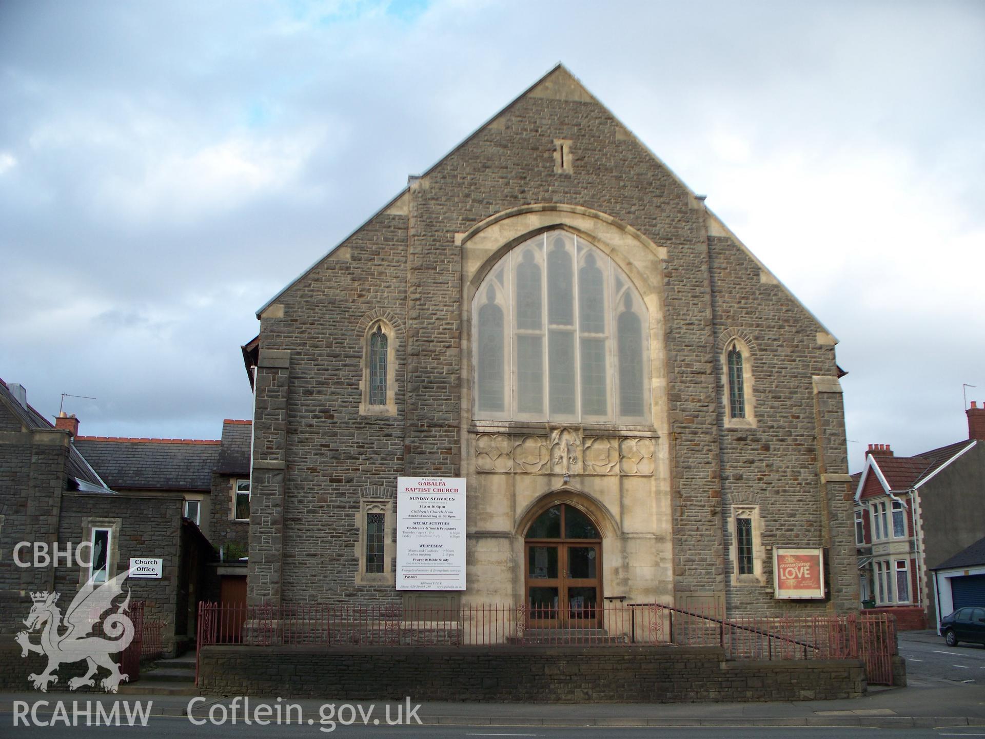 Front gable elevation.