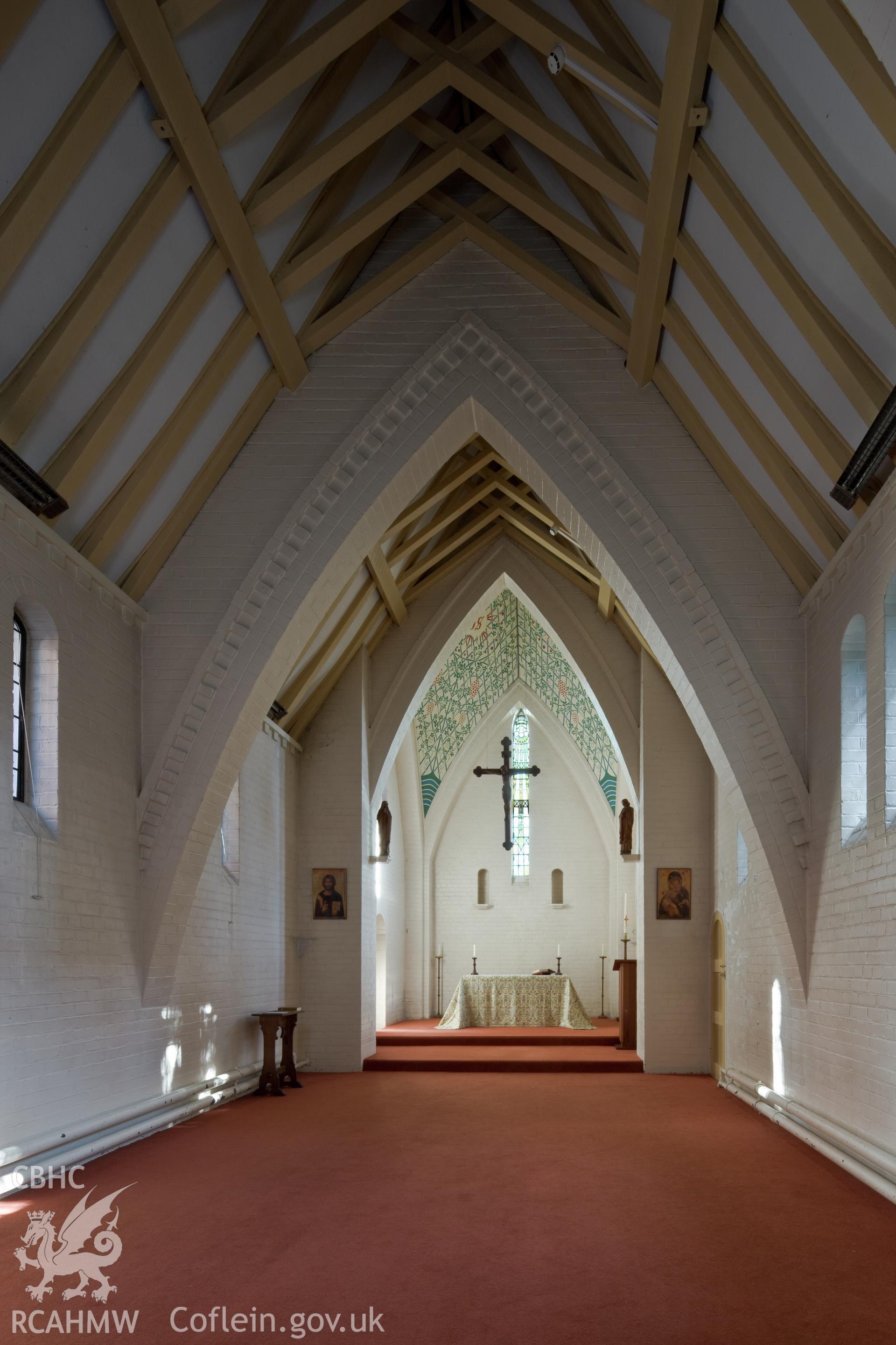Interior from the west southwest.